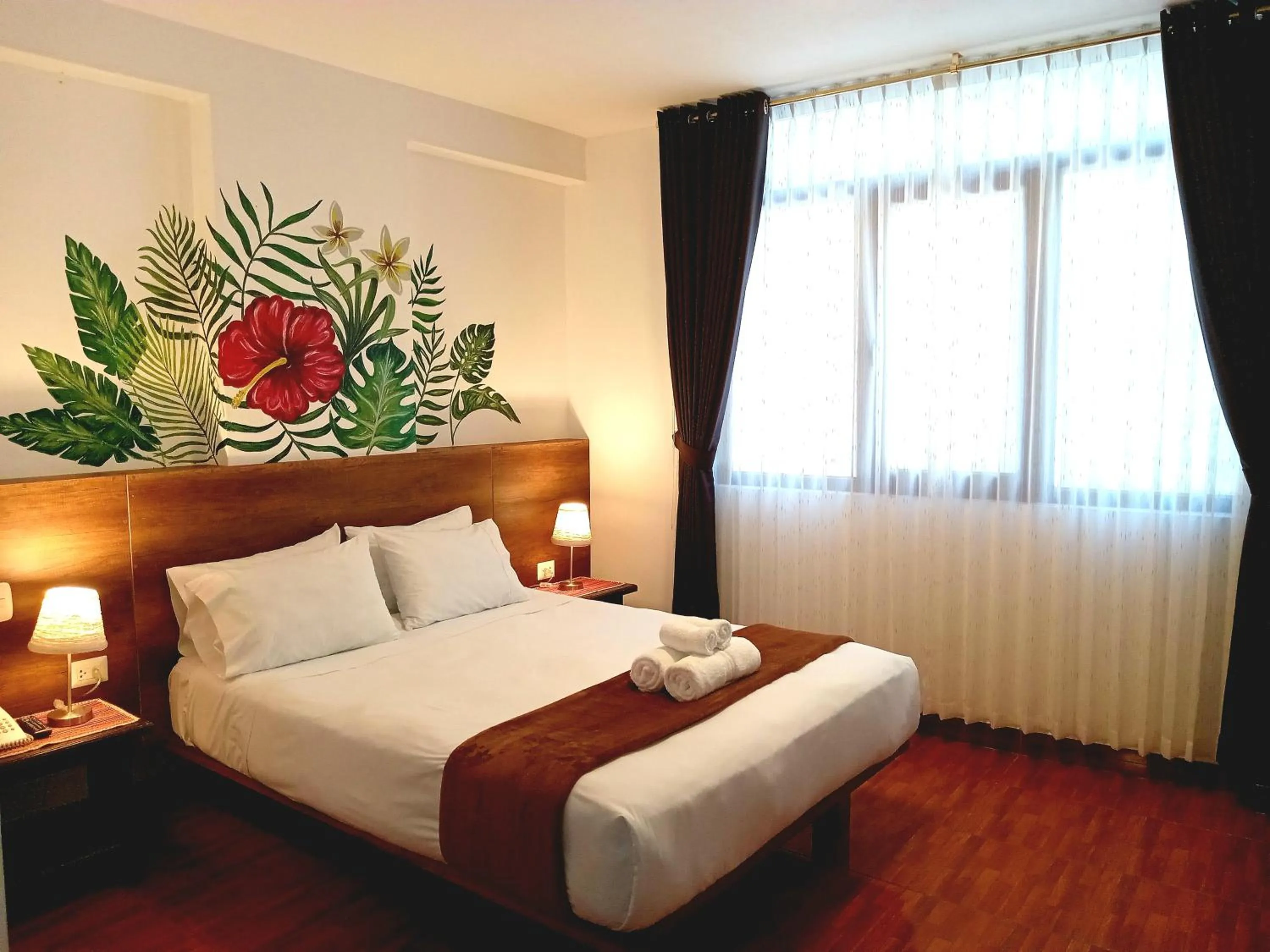 Bed in Susanna Inn MachuPicchu Hotel