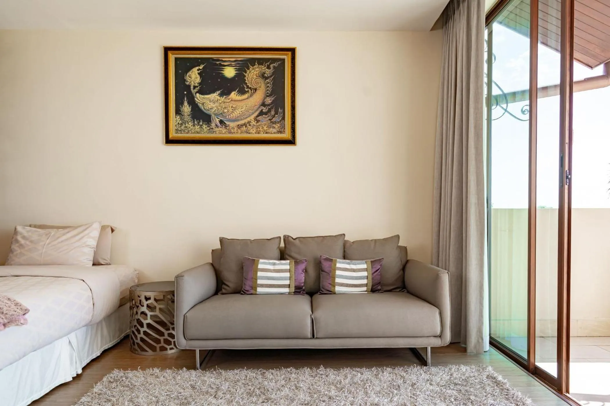 Living room in Ocean Pearl Seaview Residence
