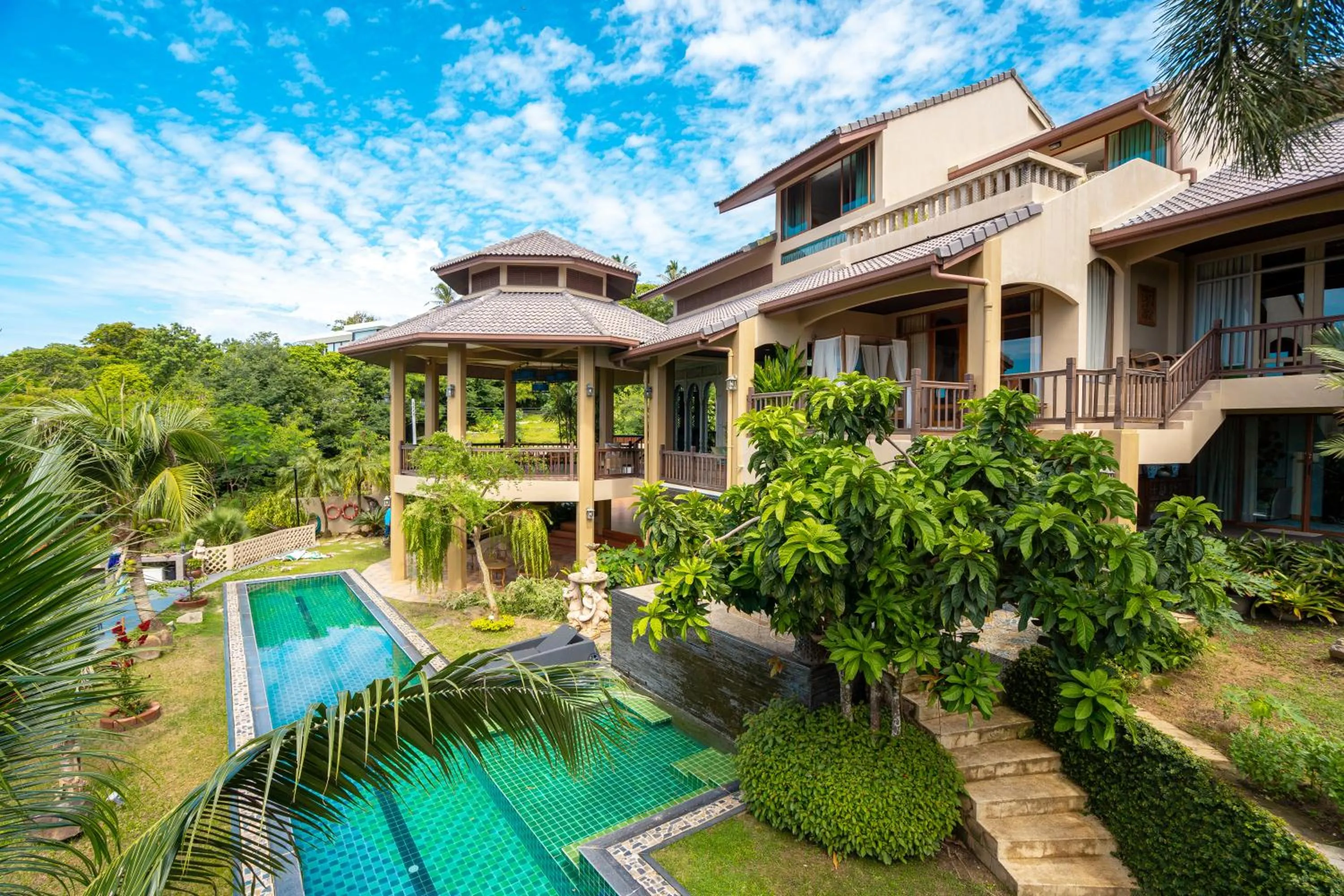 Garden view in Ocean Pearl Seaview Residence