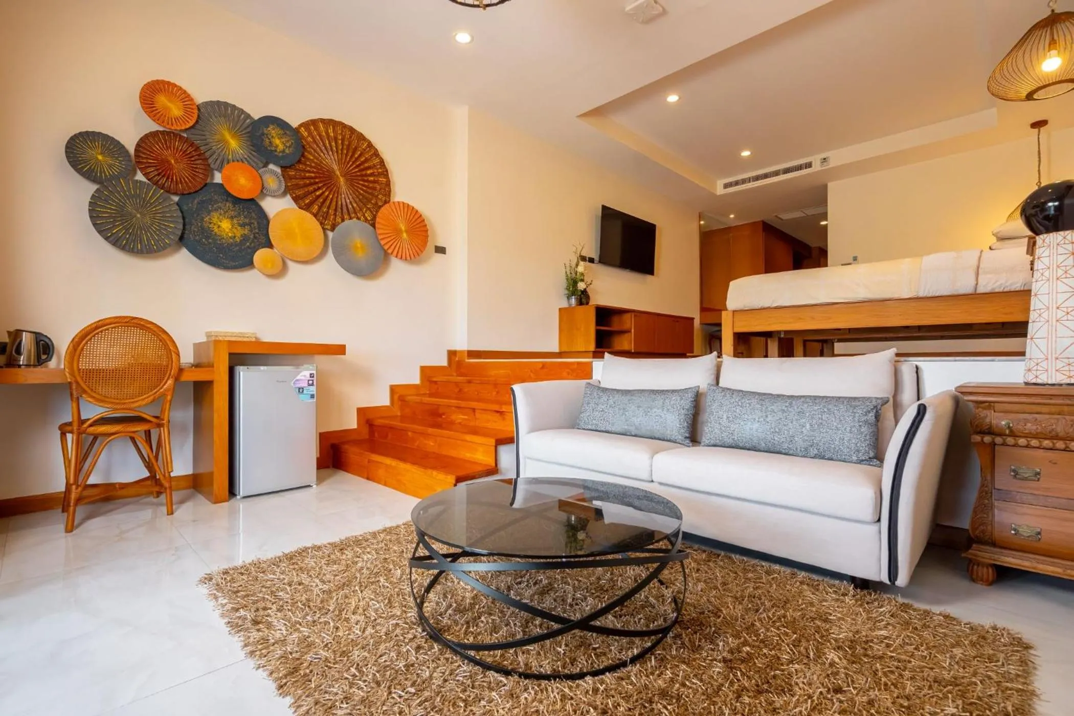 Bed in Ocean Pearl Seaview Residence