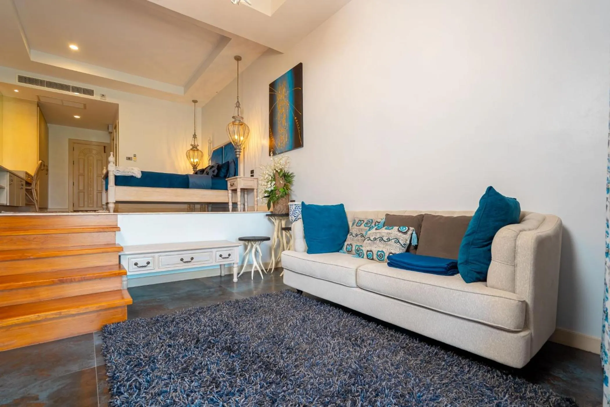 Living room in Ocean Pearl Seaview Residence