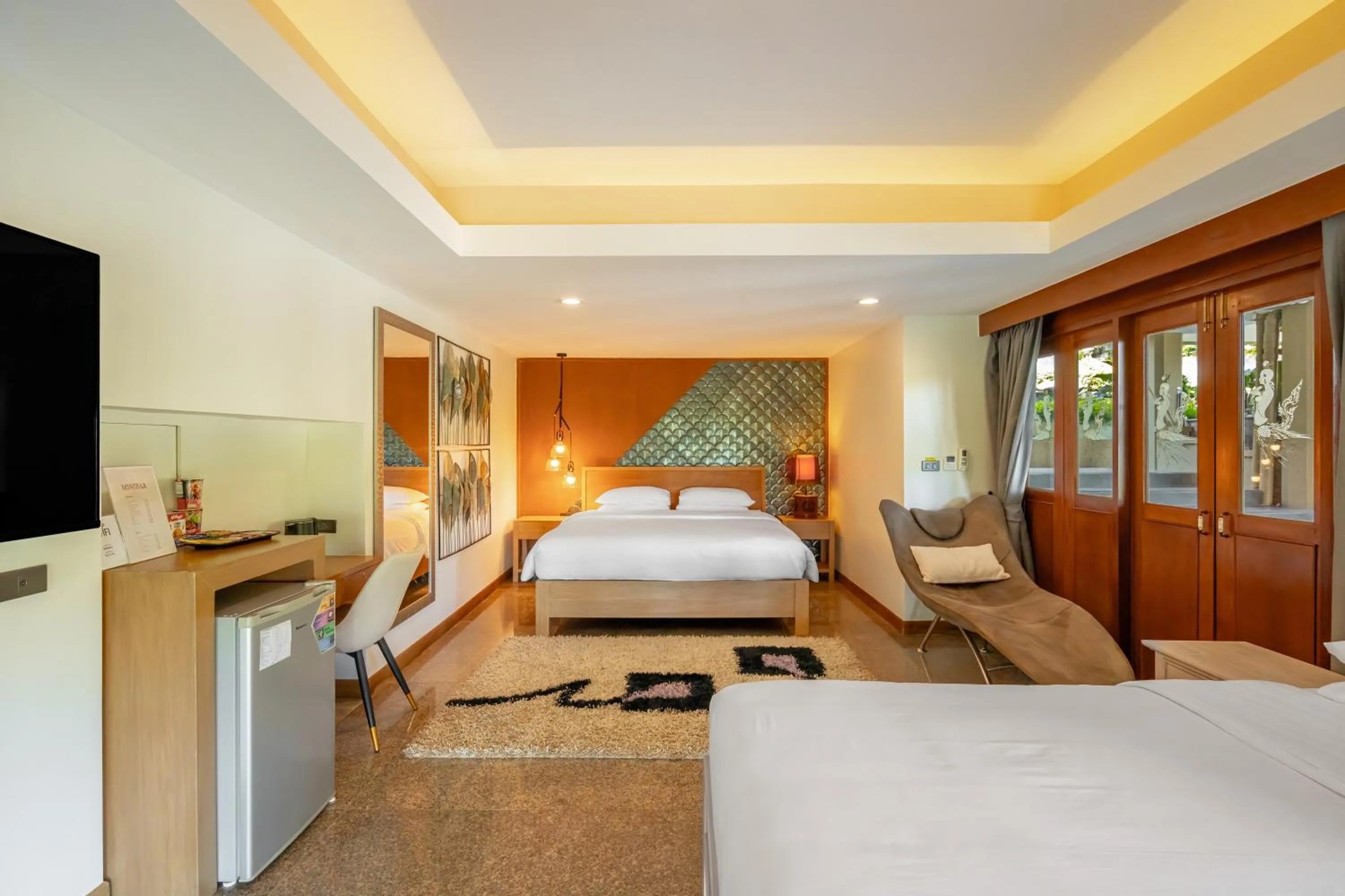 Bed in Ocean Pearl Seaview Residence