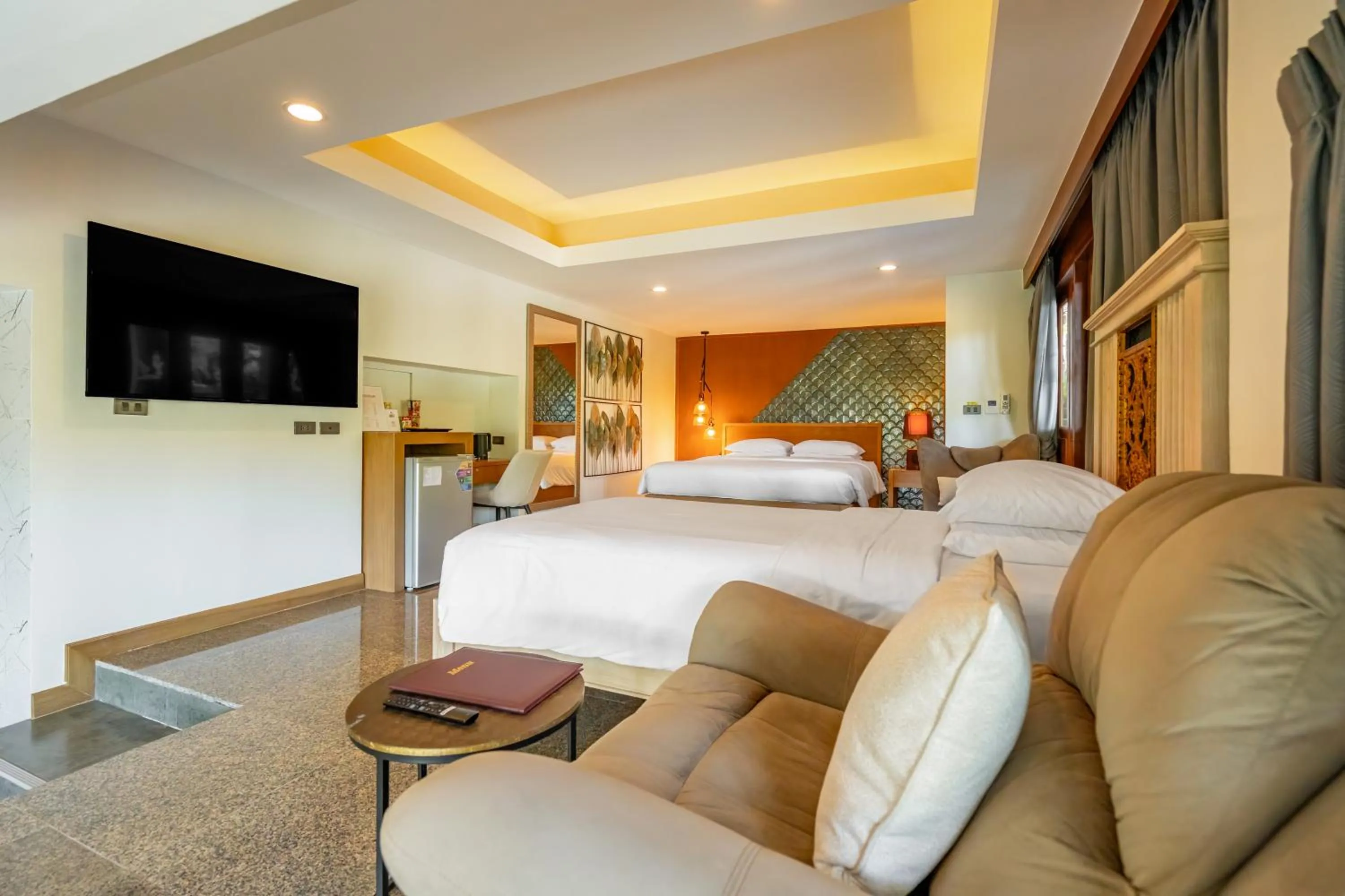 Bed in Ocean Pearl Seaview Residence