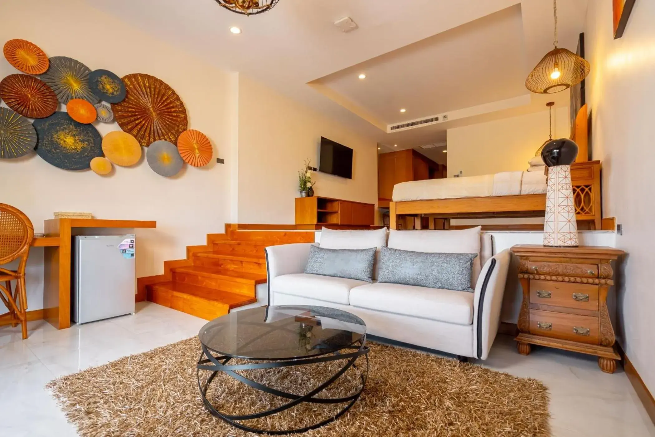 Living room in Ocean Pearl Seaview Residence Living room in Ocean Pearl Seaview Residence