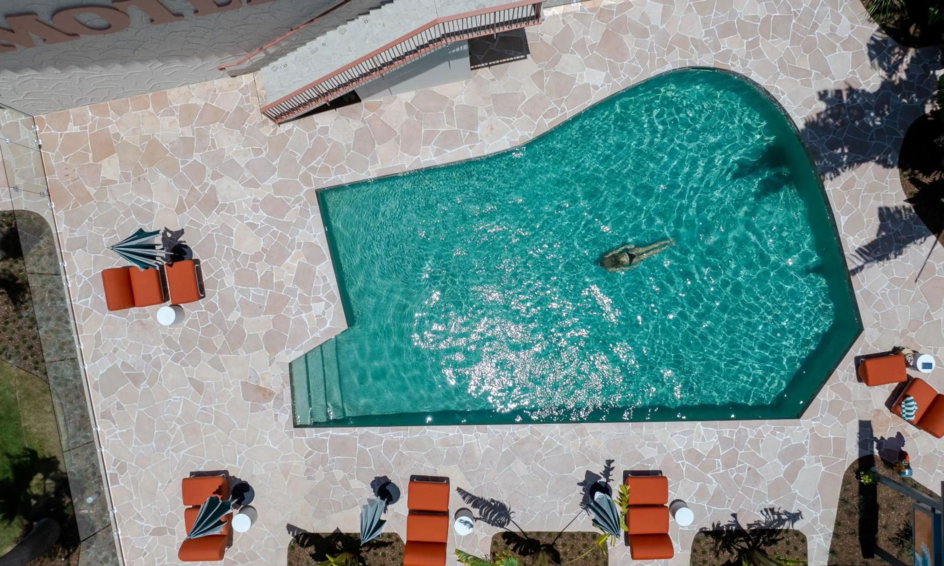 Pool view in The Shores Miami