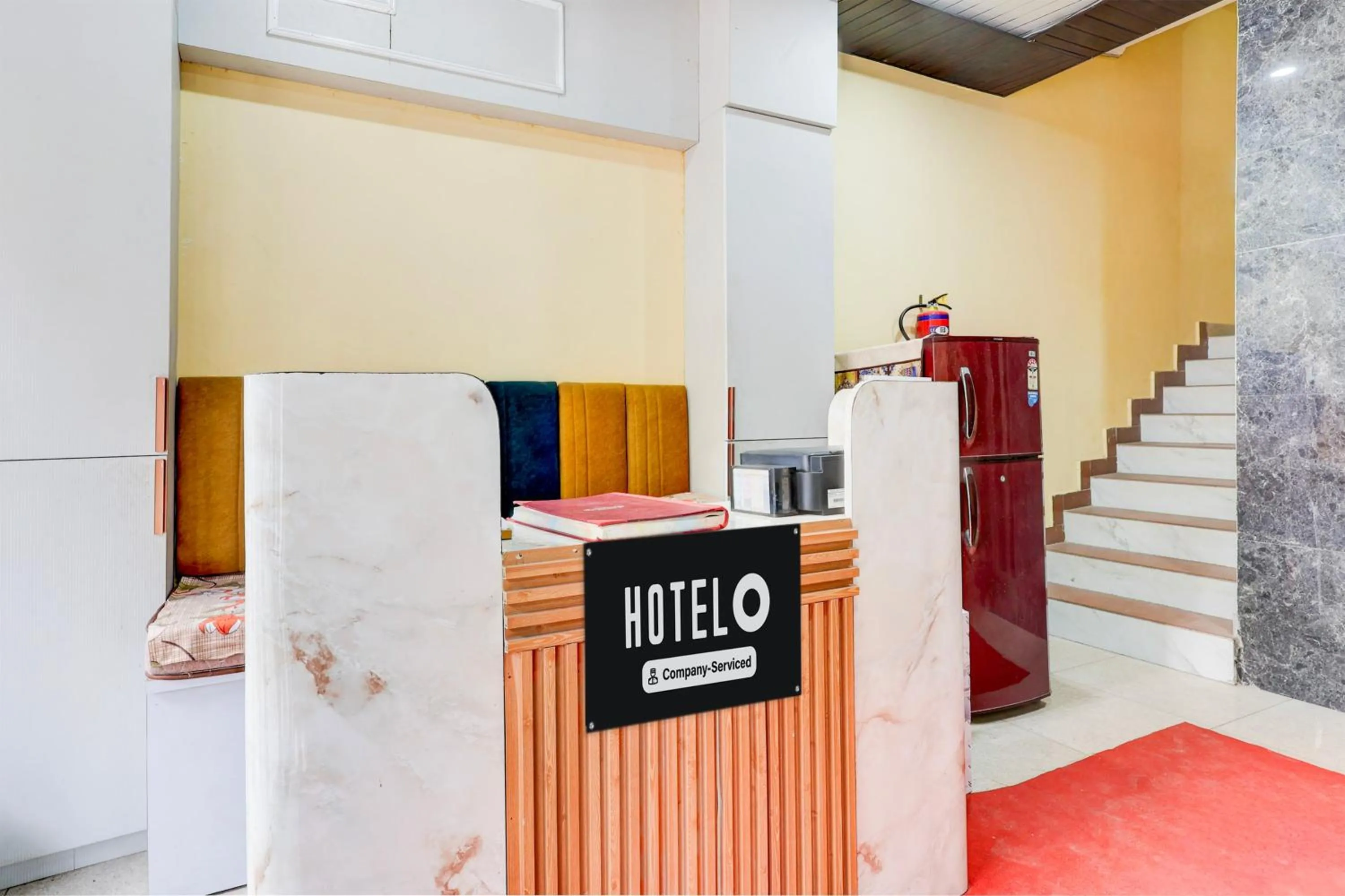 Lobby or reception in Super Hotel O Ambedkar Chowk Rewari formerly Hotel Shree