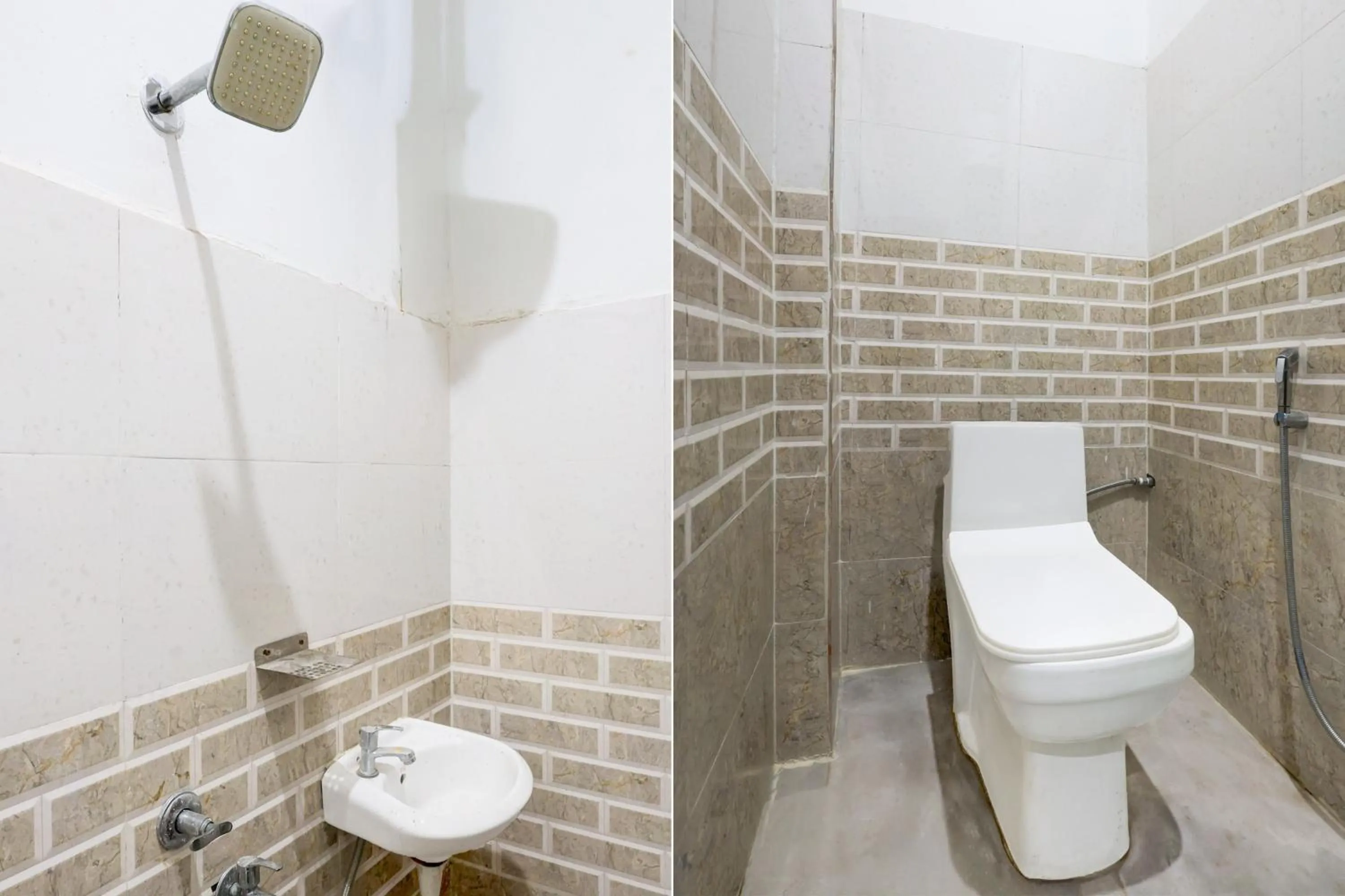 Bathroom in Super Hotel O Ambedkar Chowk Rewari formerly Hotel Shree