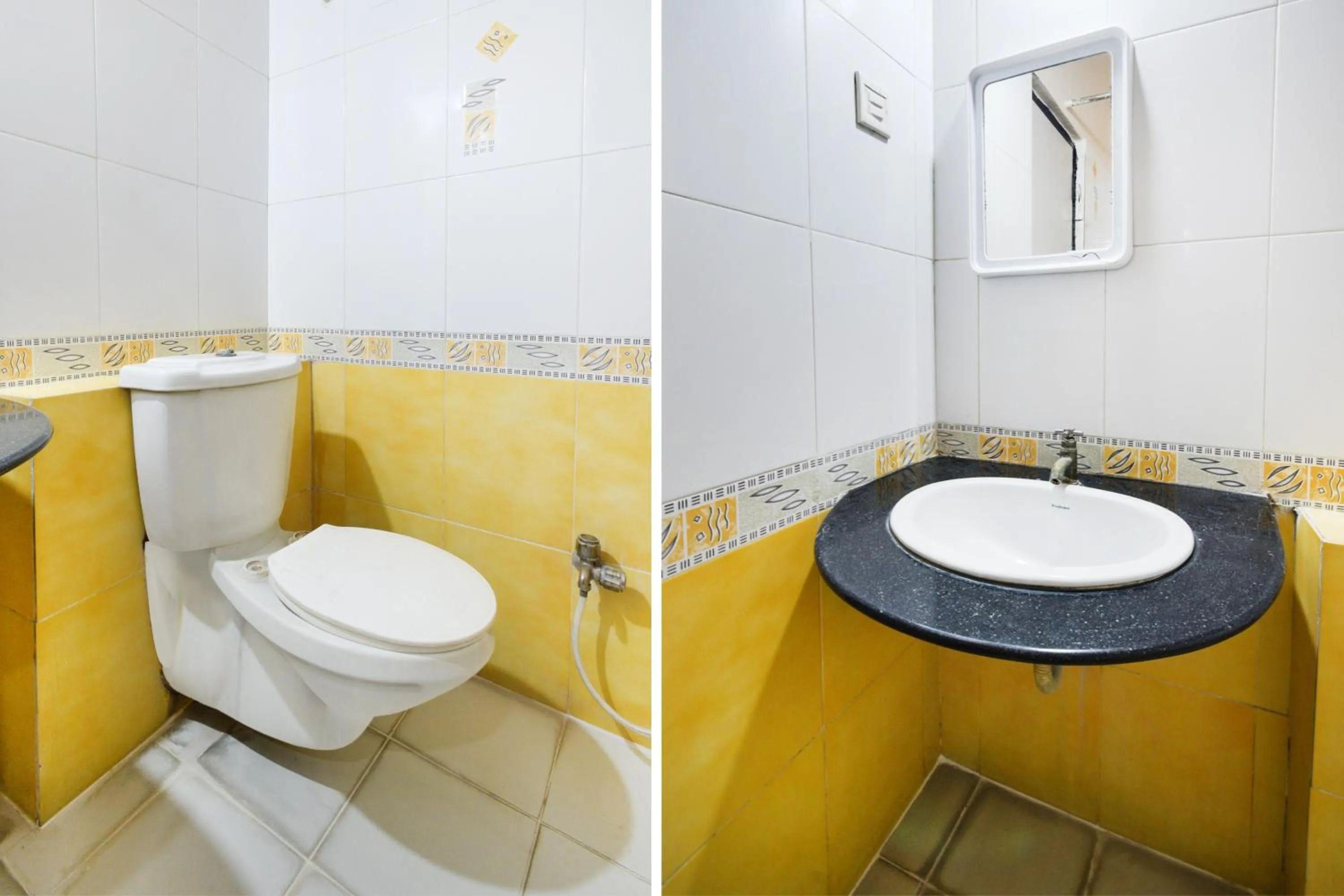Bathroom in Townhouse OAK Secunderabad Near Railway Station Formerly Hotel Brahma