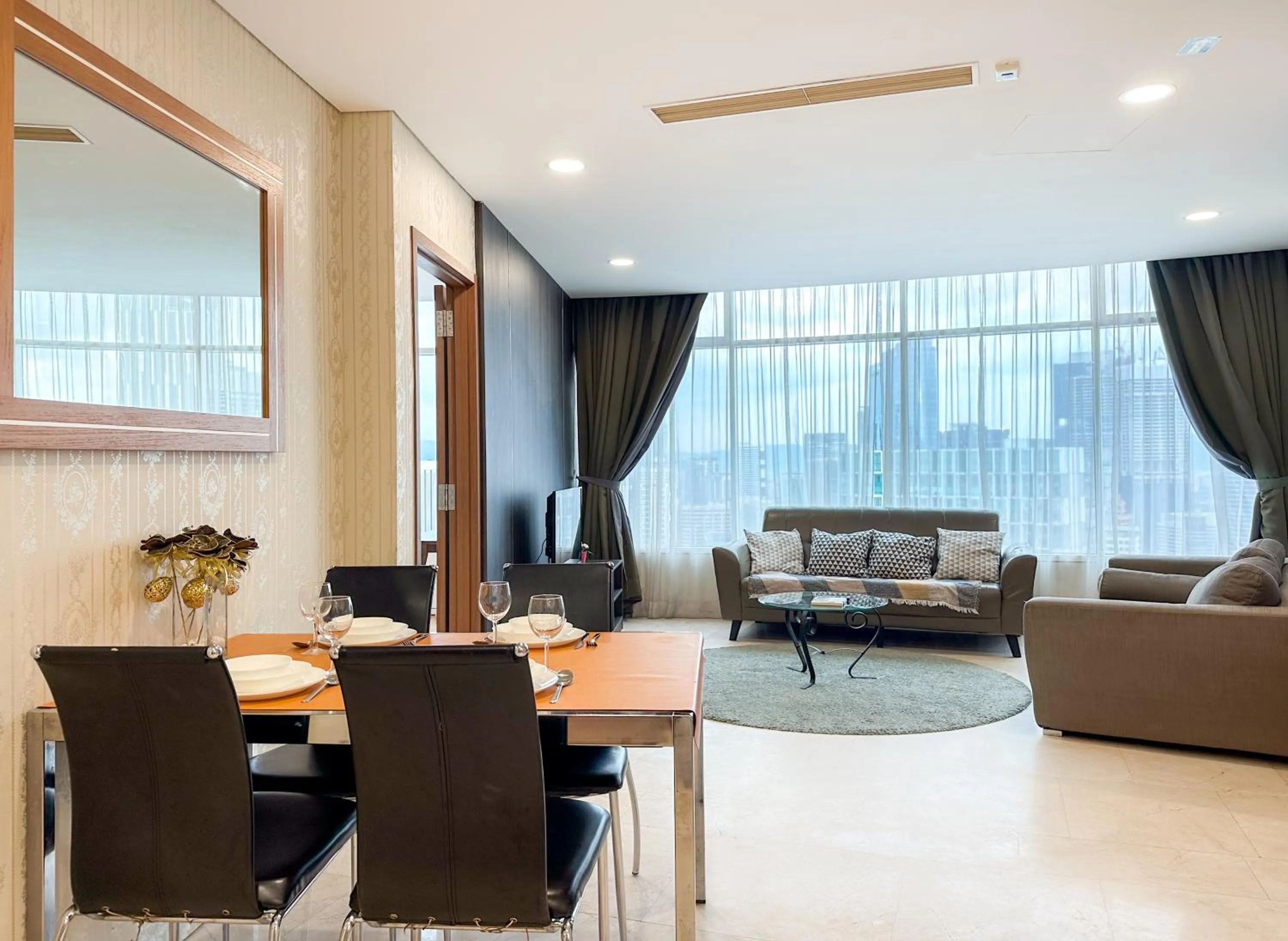 Living room in Vortex KLCC Vibes