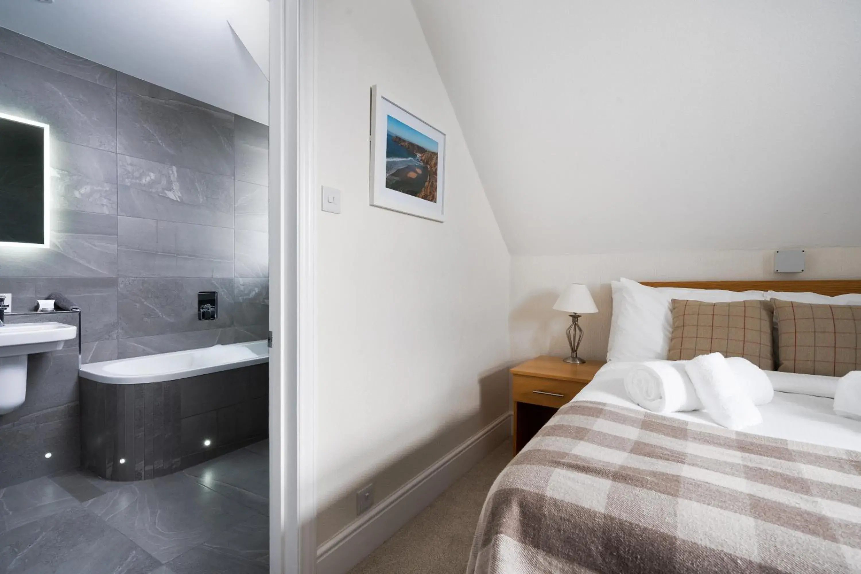 Bed in The Land's End Hotel Bed in The Land's End Hotel