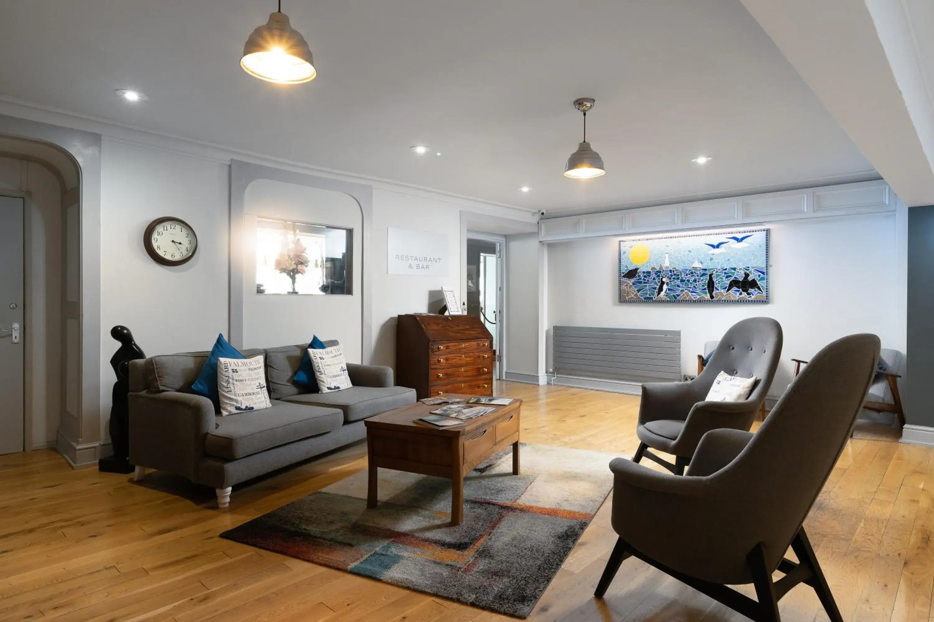 Living room in The Land's End Hotel Living room in The Land's End Hotel