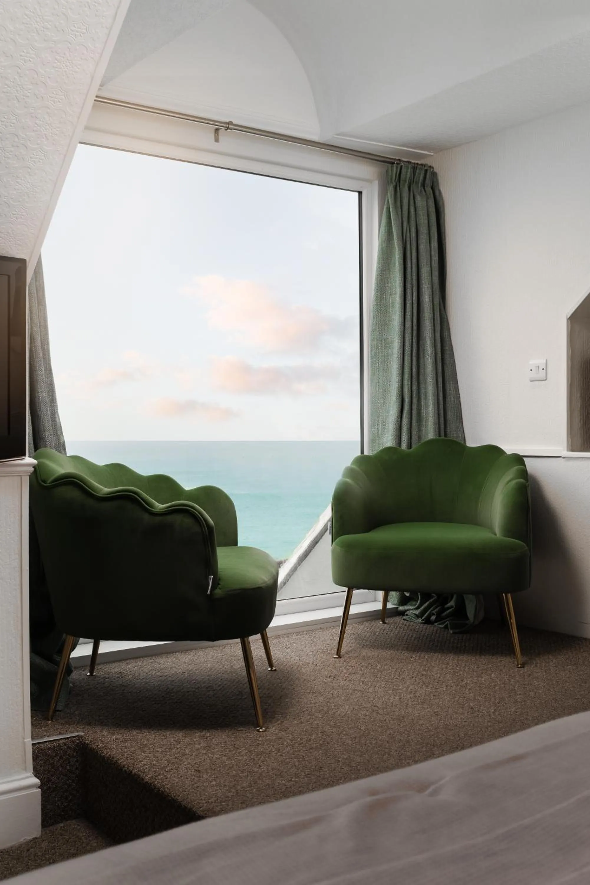 Seating area in The Land's End Hotel