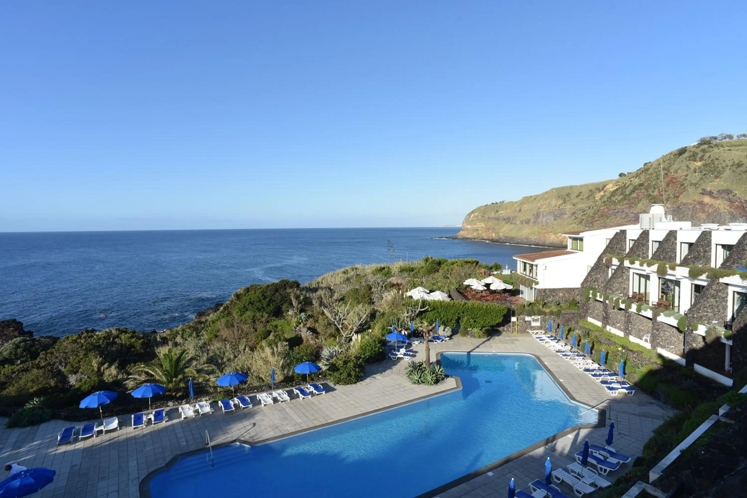 Pool view in Caloura Hotel Resort