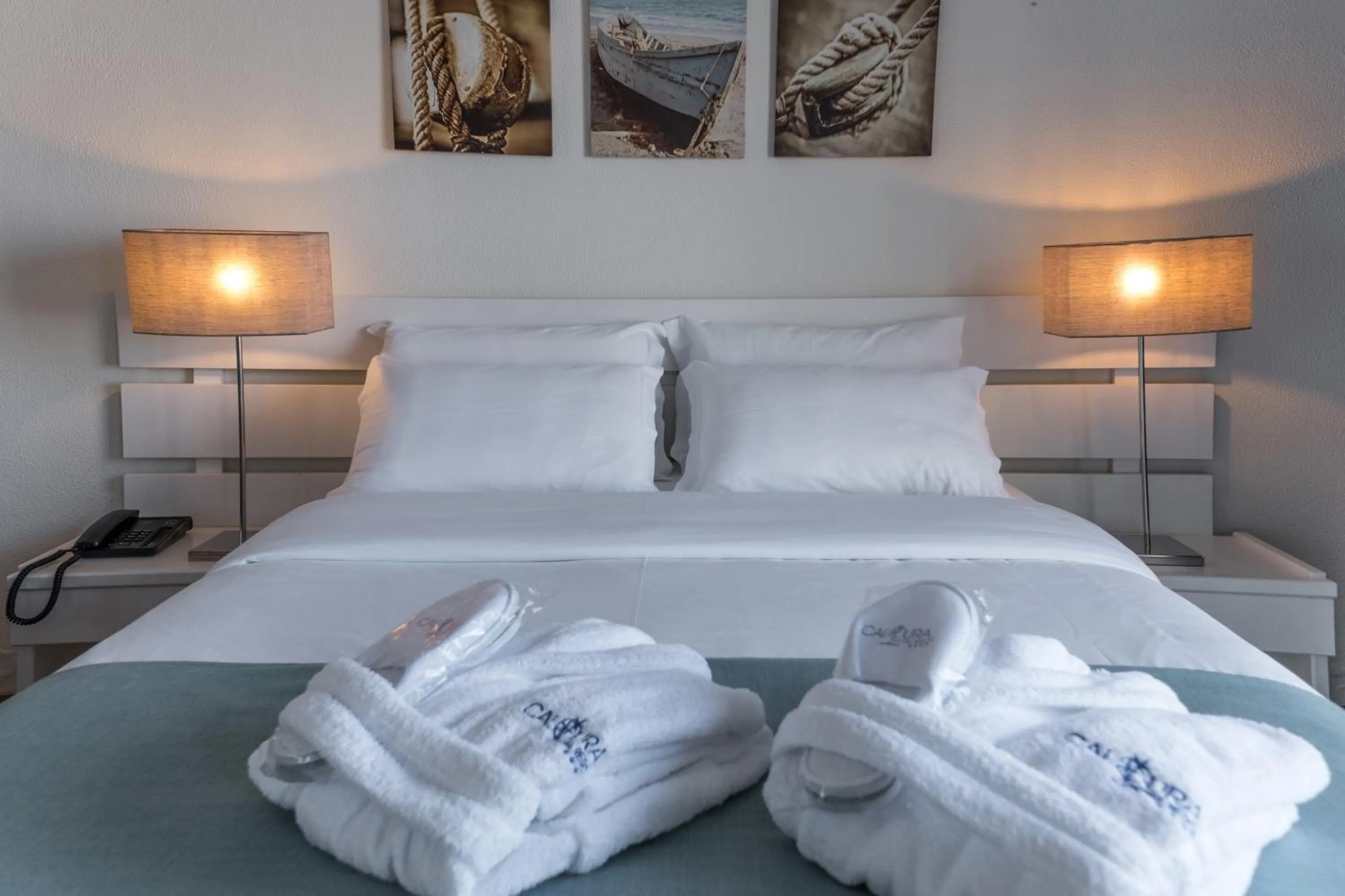 Bed in Caloura Hotel Resort