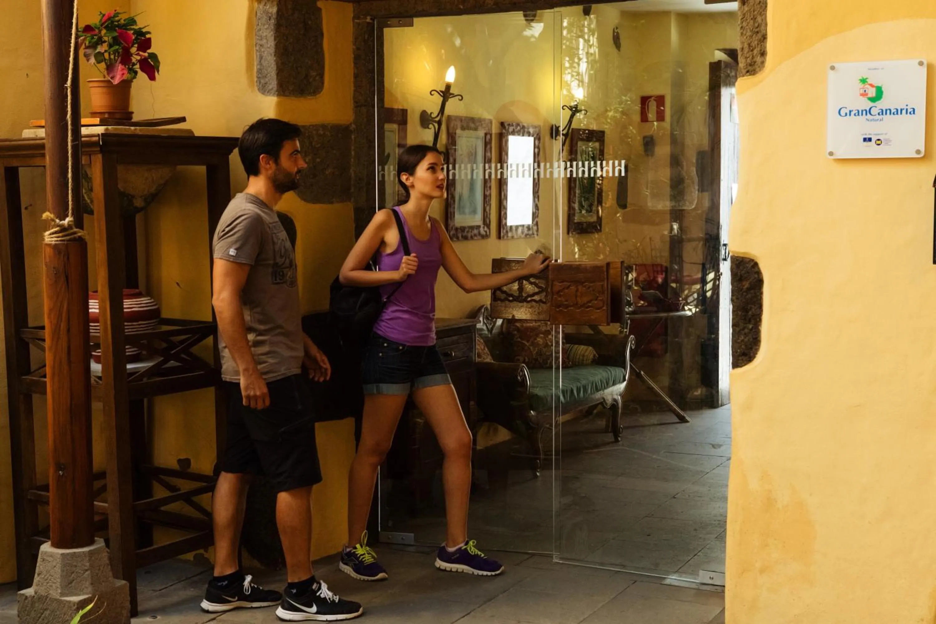 Patio in Hotel Rural Casa de Los Camellos