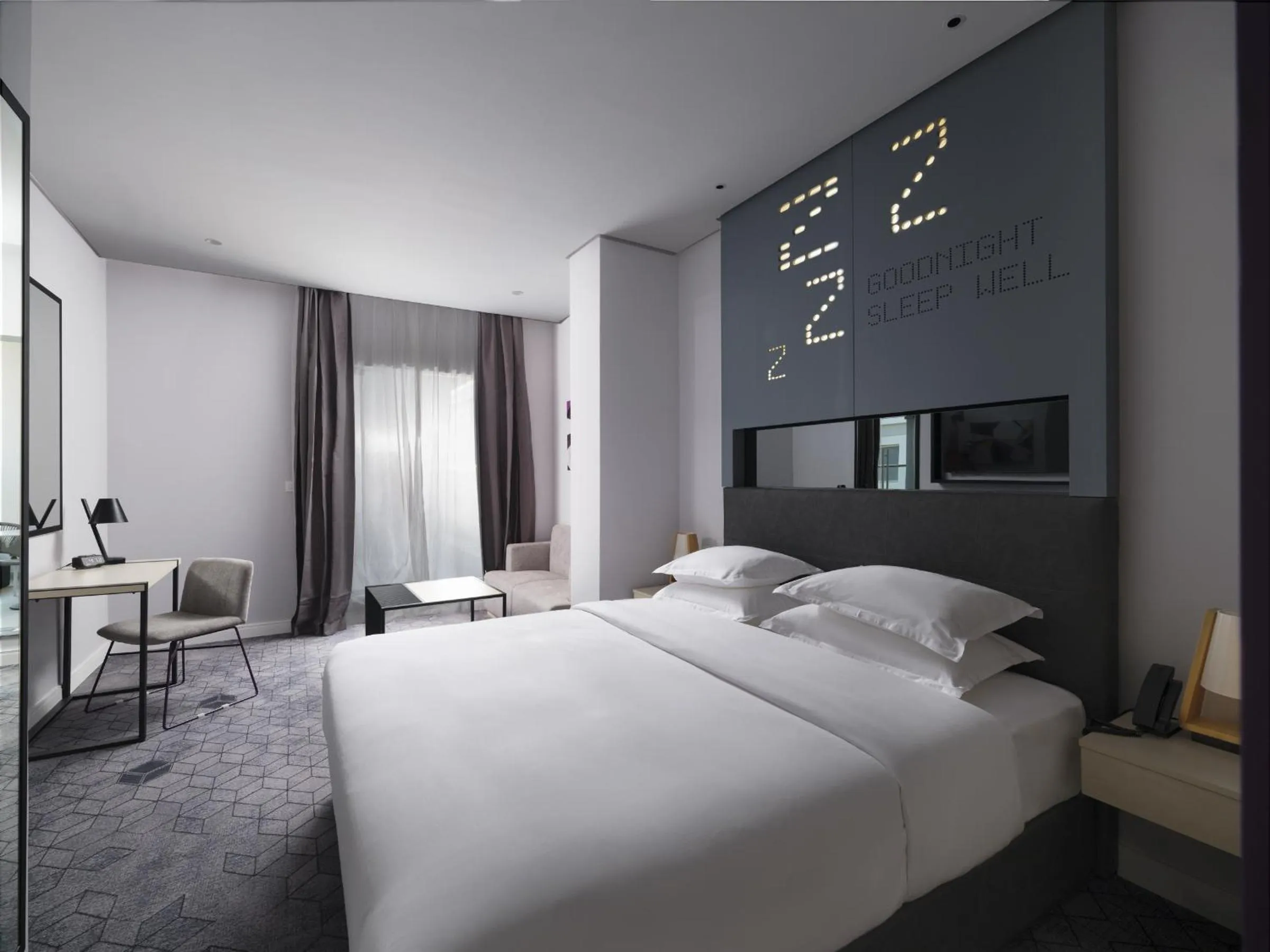 Bed in Studio M Muscat