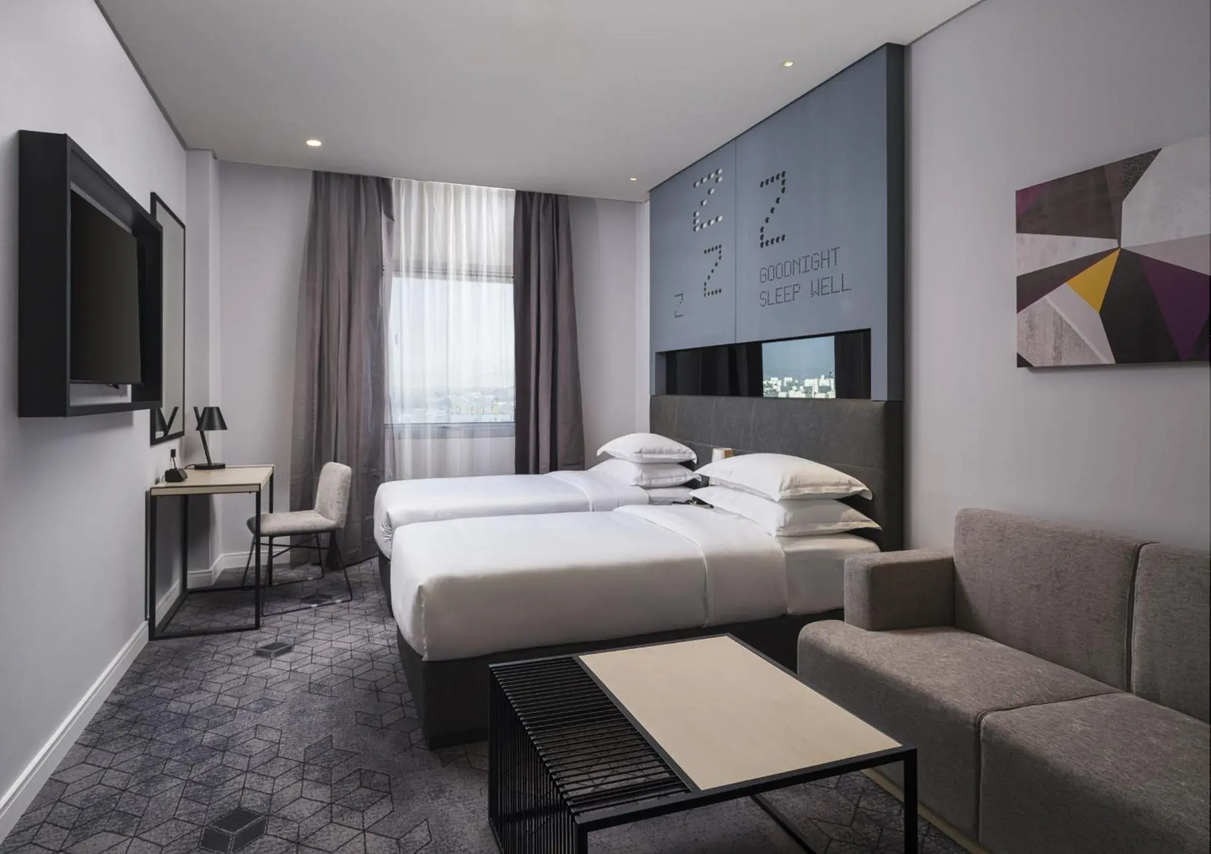 Urban Room Twin Beds in Studio M Muscat Urban Room Twin Beds in Studio M Muscat