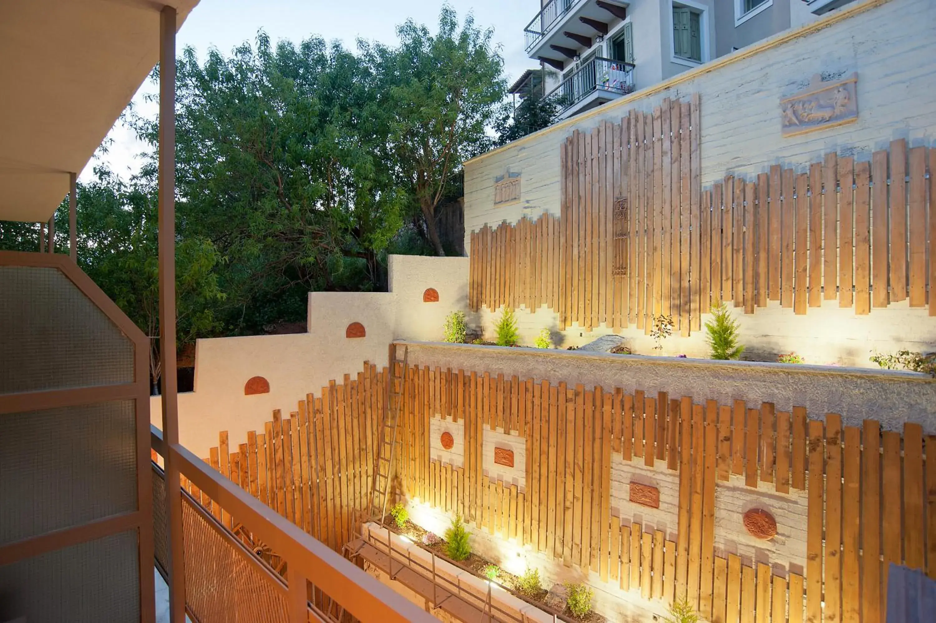 Double or Twin Room with Balcony and Garden View in Nidimos Hotel Double or Twin Room with Balcony and Garden View in Nidimos Hotel