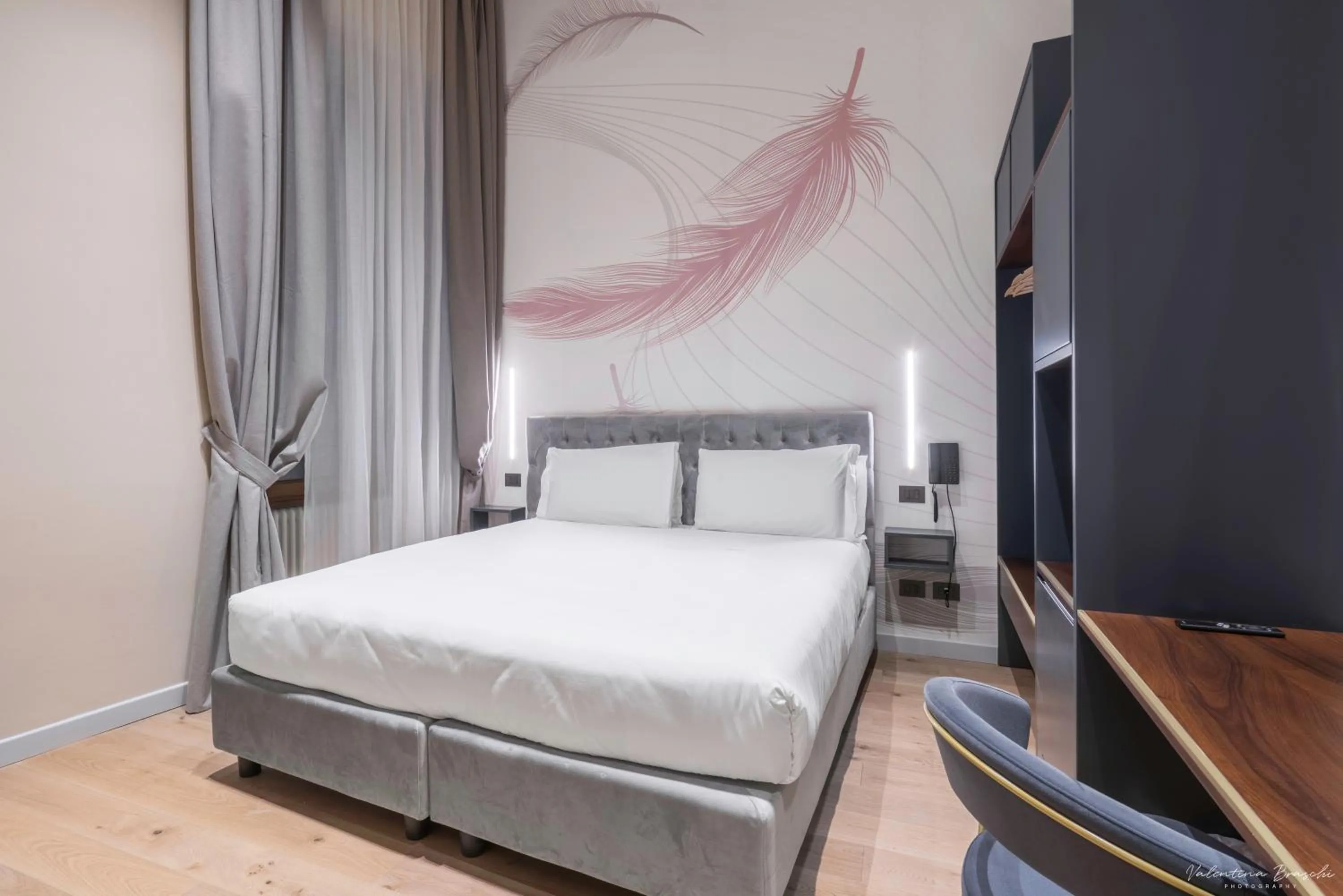 Bed in Hotel Adamas