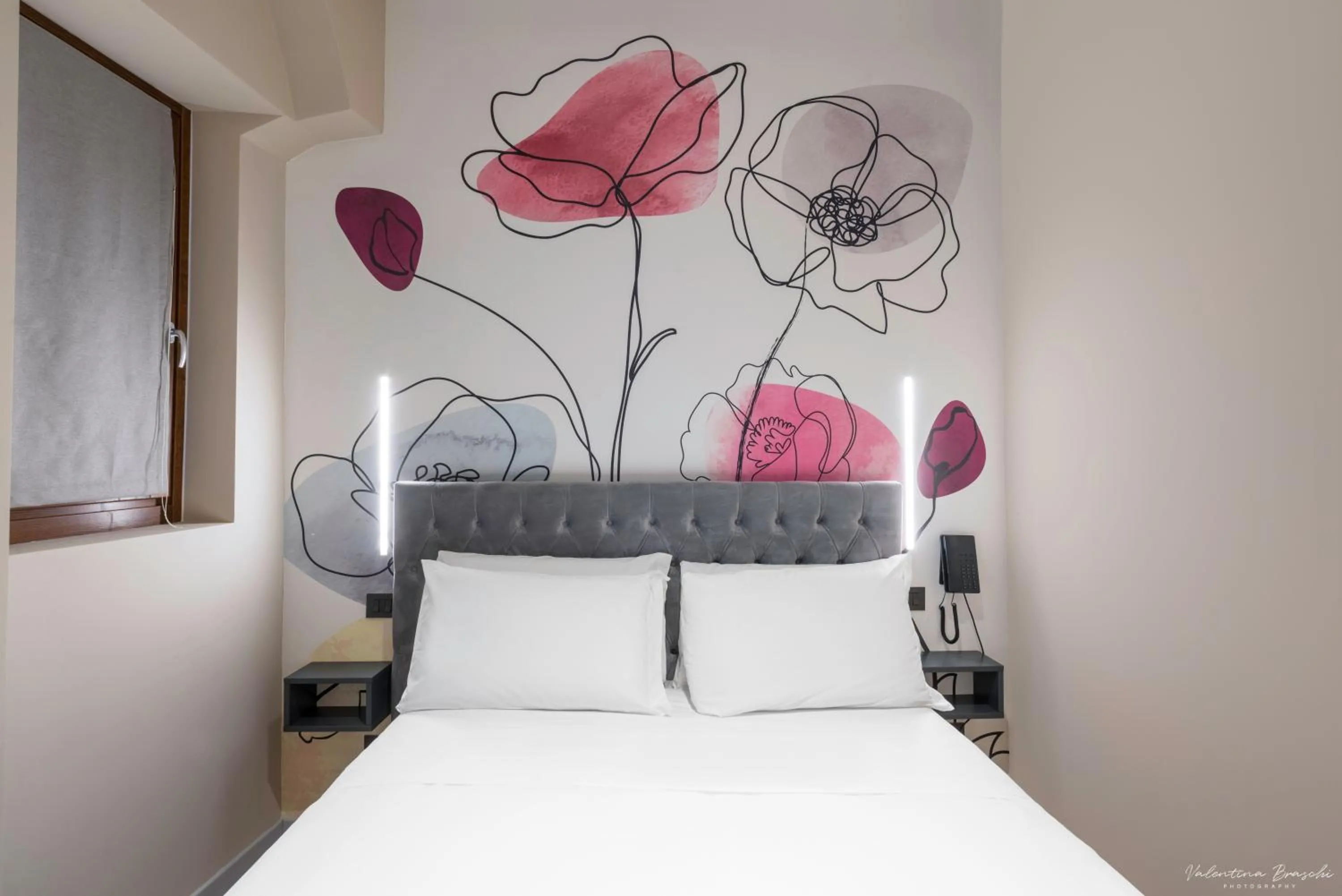 Bed in Hotel Adamas