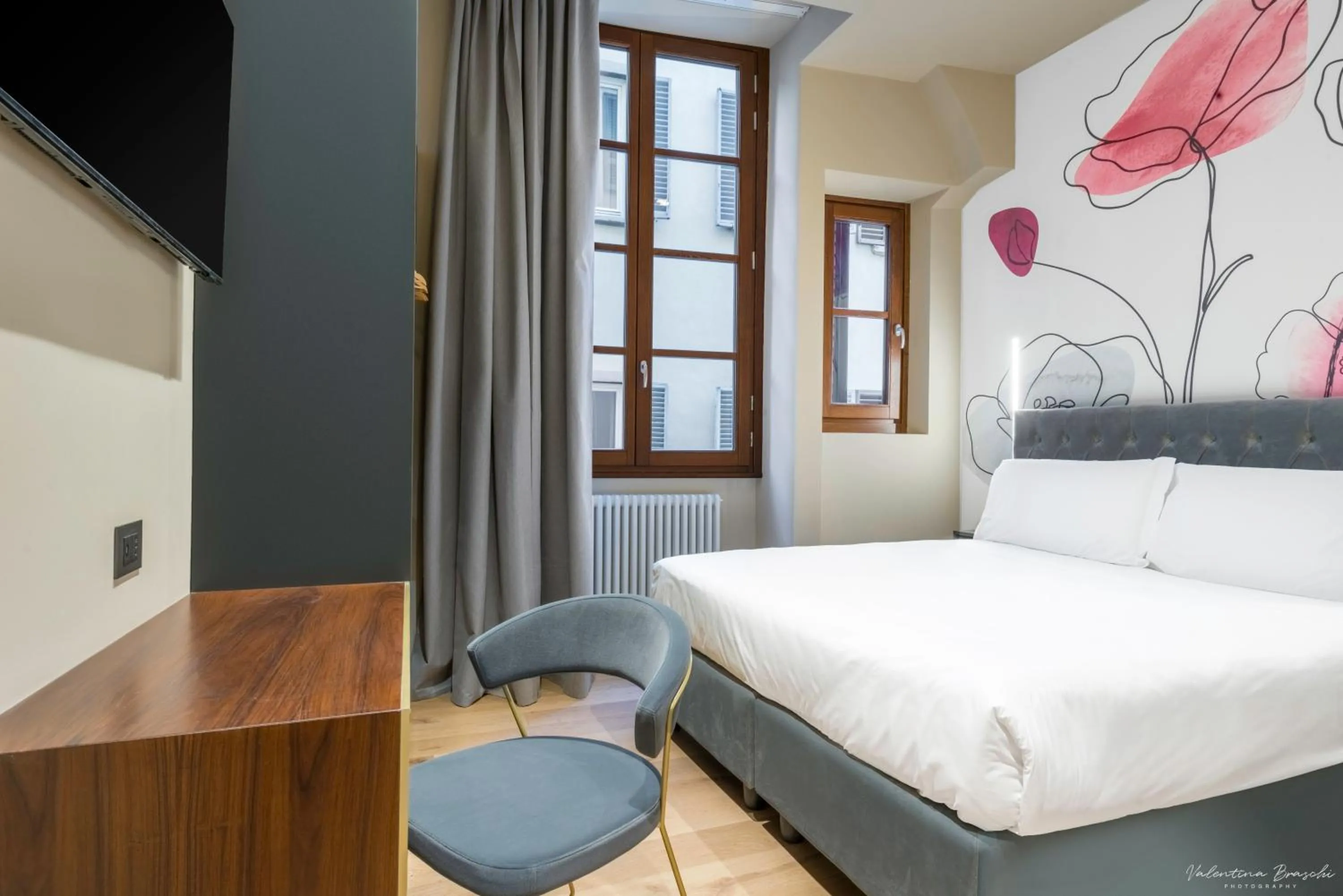 Bed in Hotel Adamas