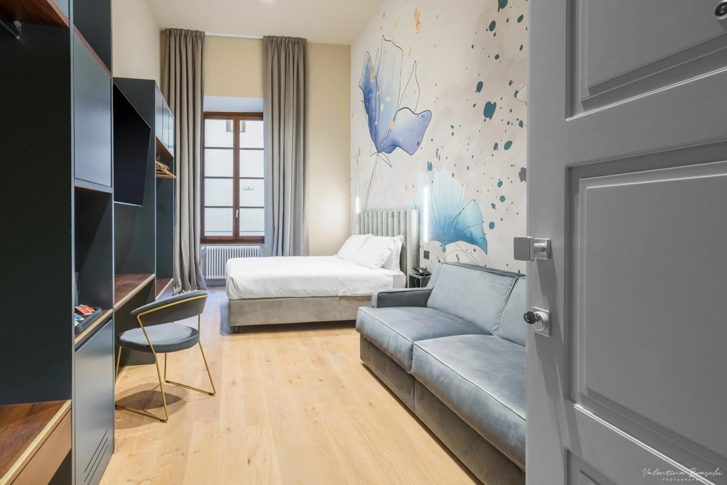 Bed in Hotel Adamas