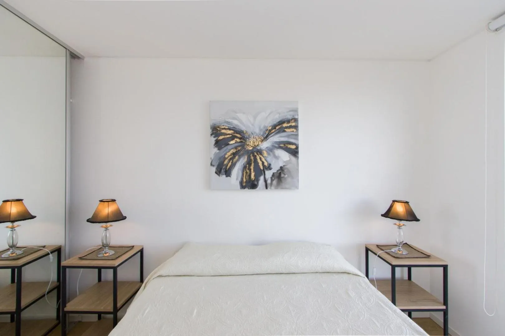 Bed in Terrazas Del Beagle Apartamentos