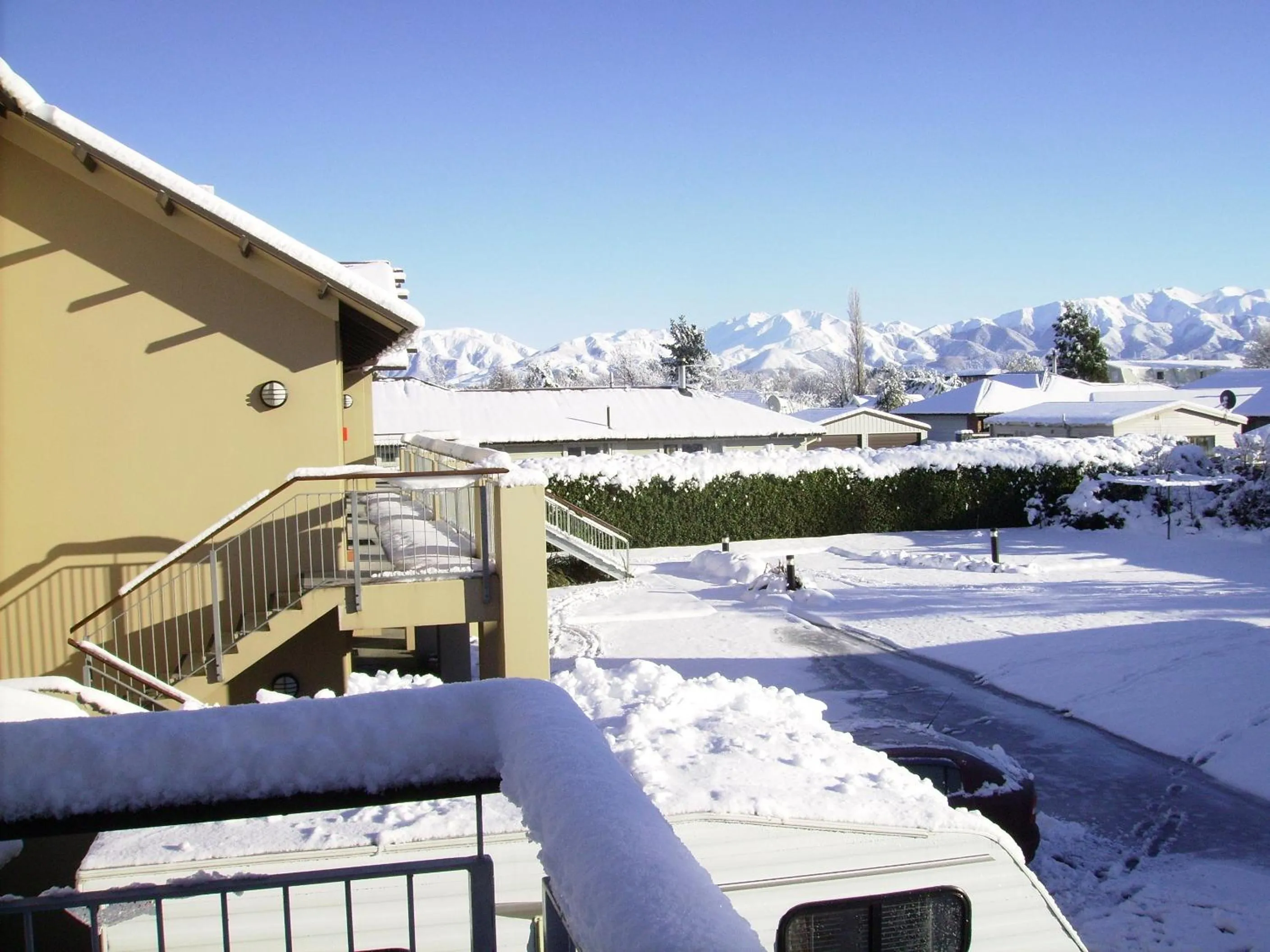 Mountain view in Methven Motel & Apartments