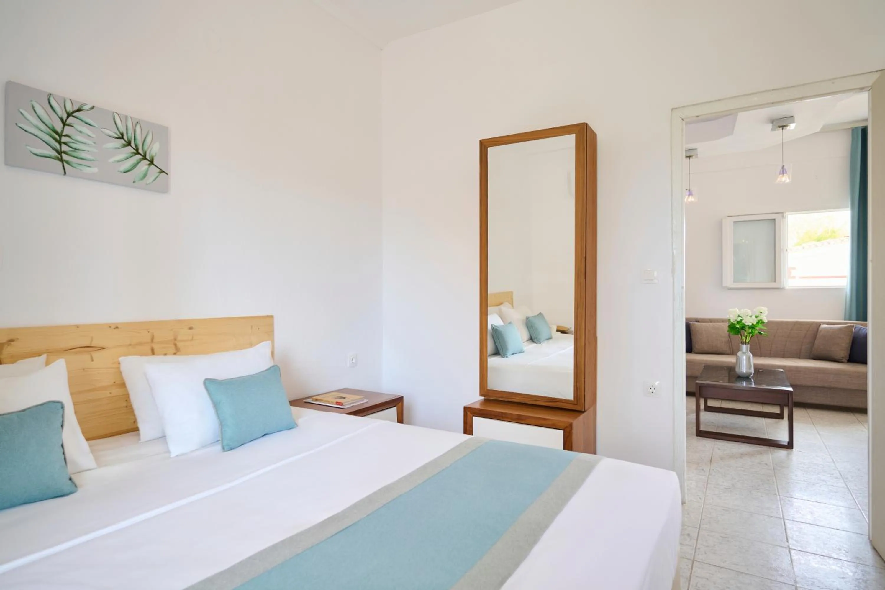 One-Bedroom Apartment with Garden View in EVLOGIA HOTEL SEAFRONT and ANEX by Greek Pride