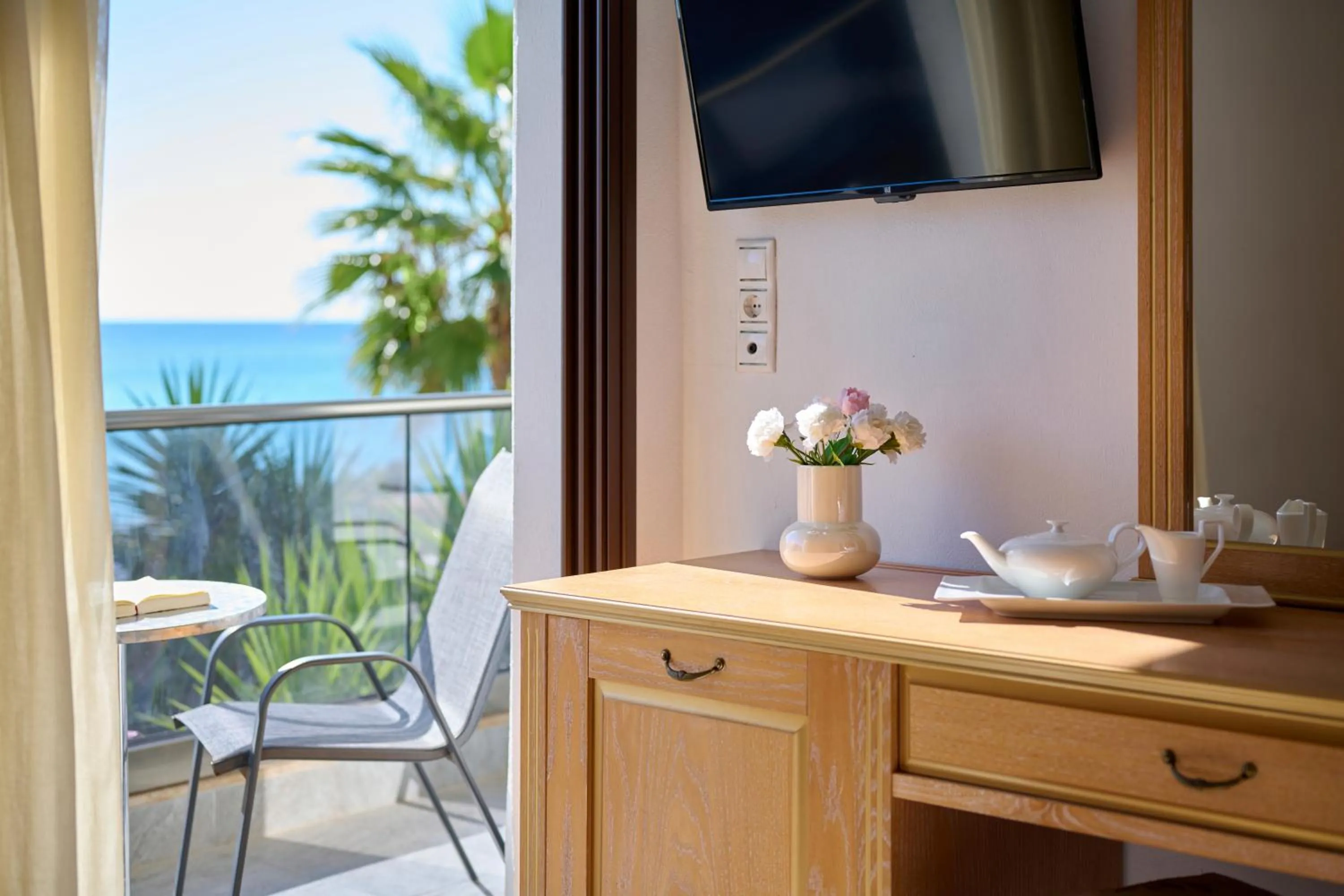 Family Room with Sea View in EVLOGIA HOTEL SEAFRONT and ANEX by Greek Pride