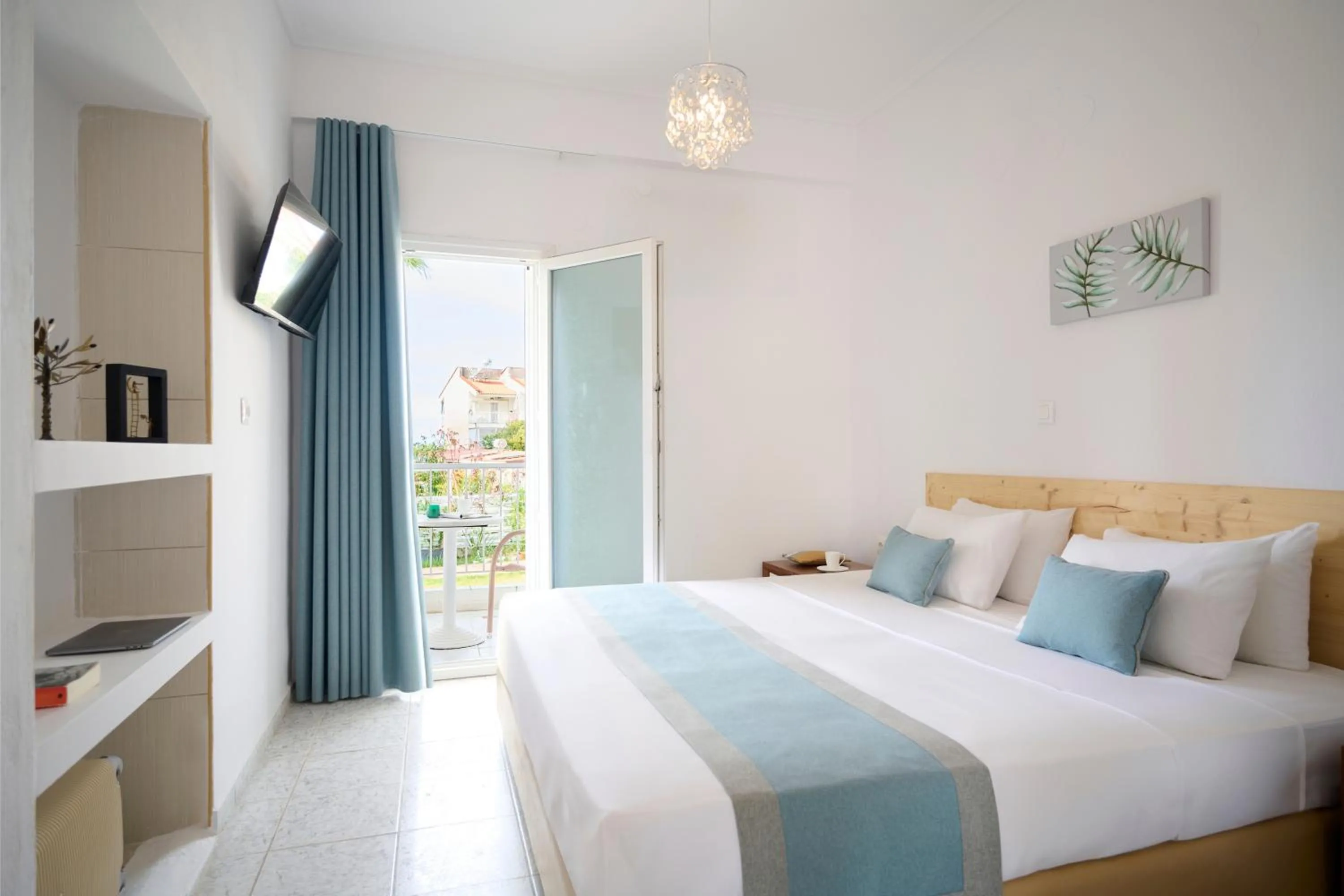 One-Bedroom Apartment with Garden View in EVLOGIA HOTEL SEAFRONT and ANEX by Greek Pride