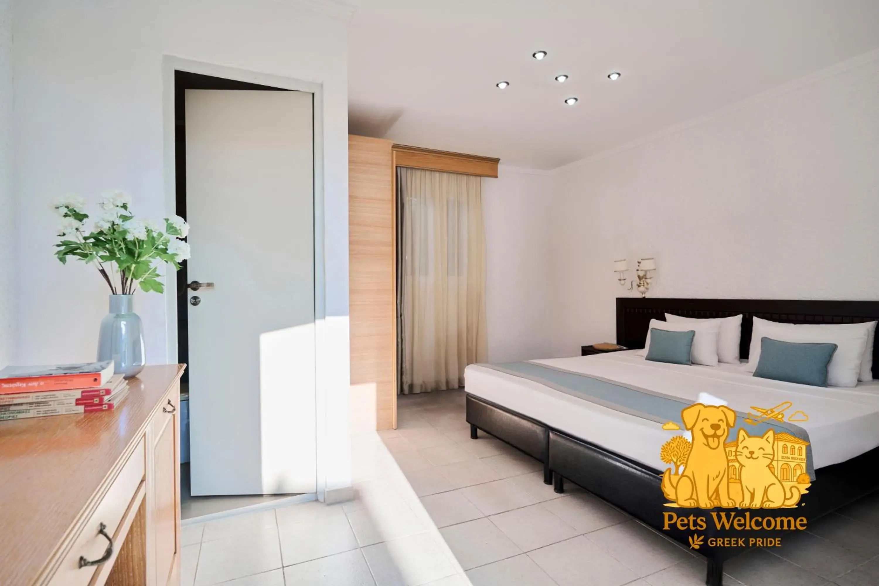 Double Room with Pool View in EVLOGIA HOTEL SEAFRONT and ANEX by Greek Pride Double Room with Pool View in EVLOGIA HOTEL SEAFRONT and ANEX by Greek Pride
