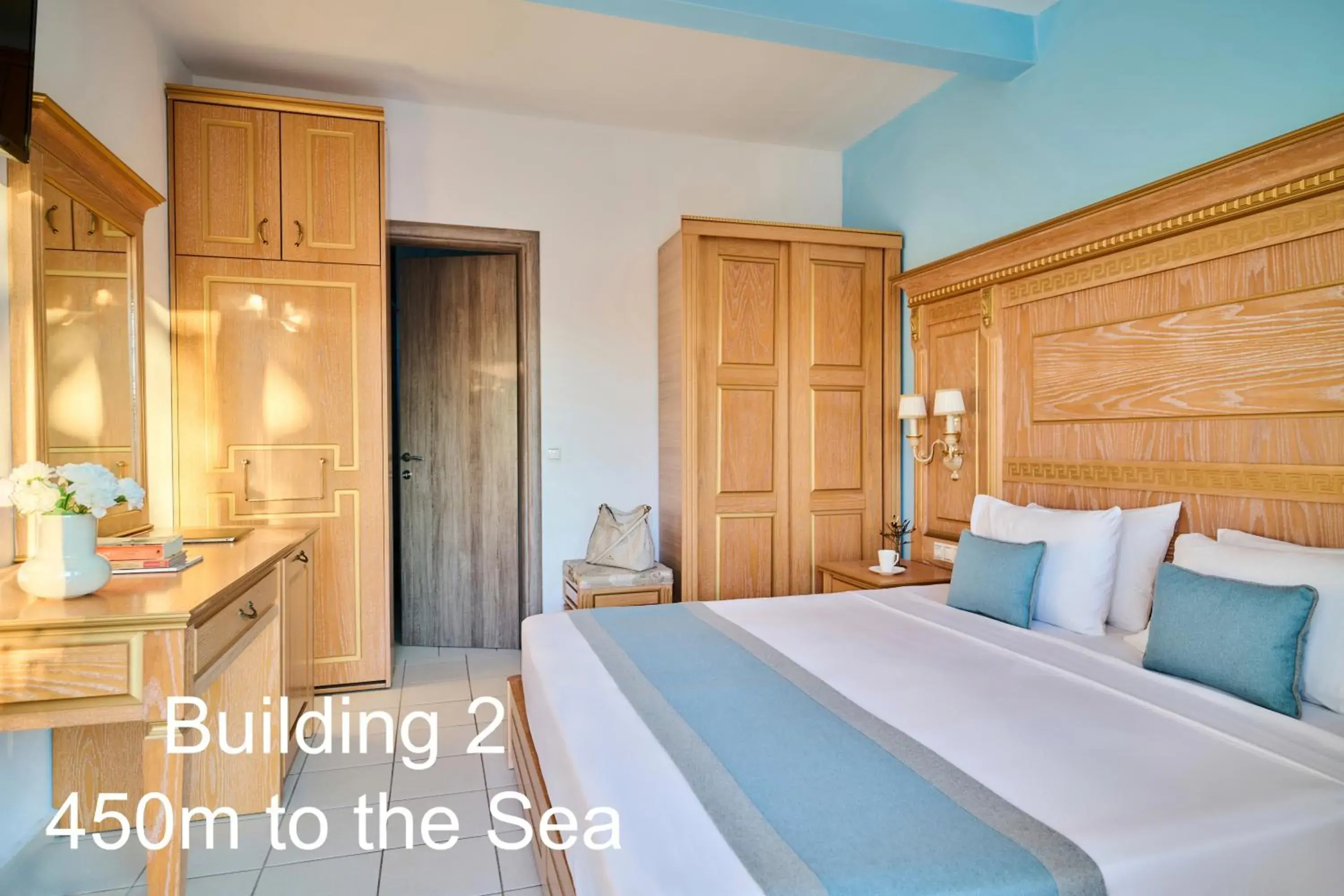 Triple Room with Garden View in EVLOGIA HOTEL SEAFRONT and ANEX by Greek Pride Triple Room with Garden View in EVLOGIA HOTEL SEAFRONT and ANEX by Greek Pride