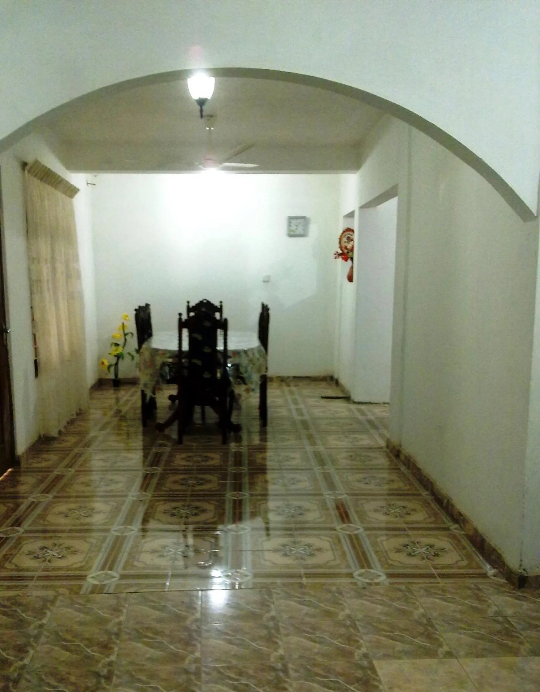 Seating area in New White Villa