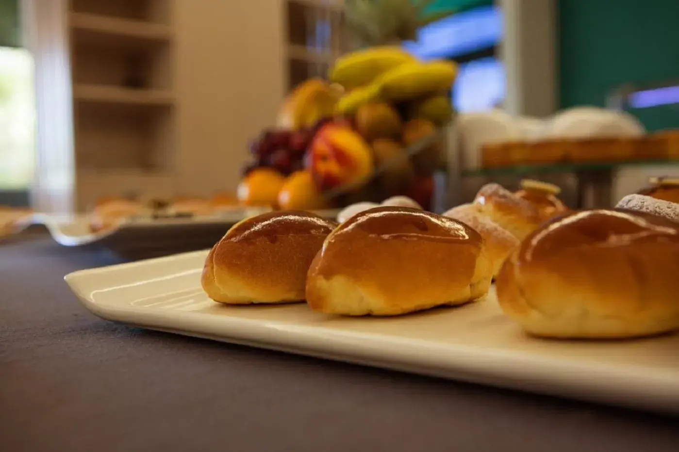 Buffet breakfast in Hotel Escuela Santa Brígida Buffet breakfast in Hotel Escuela Santa Brígida