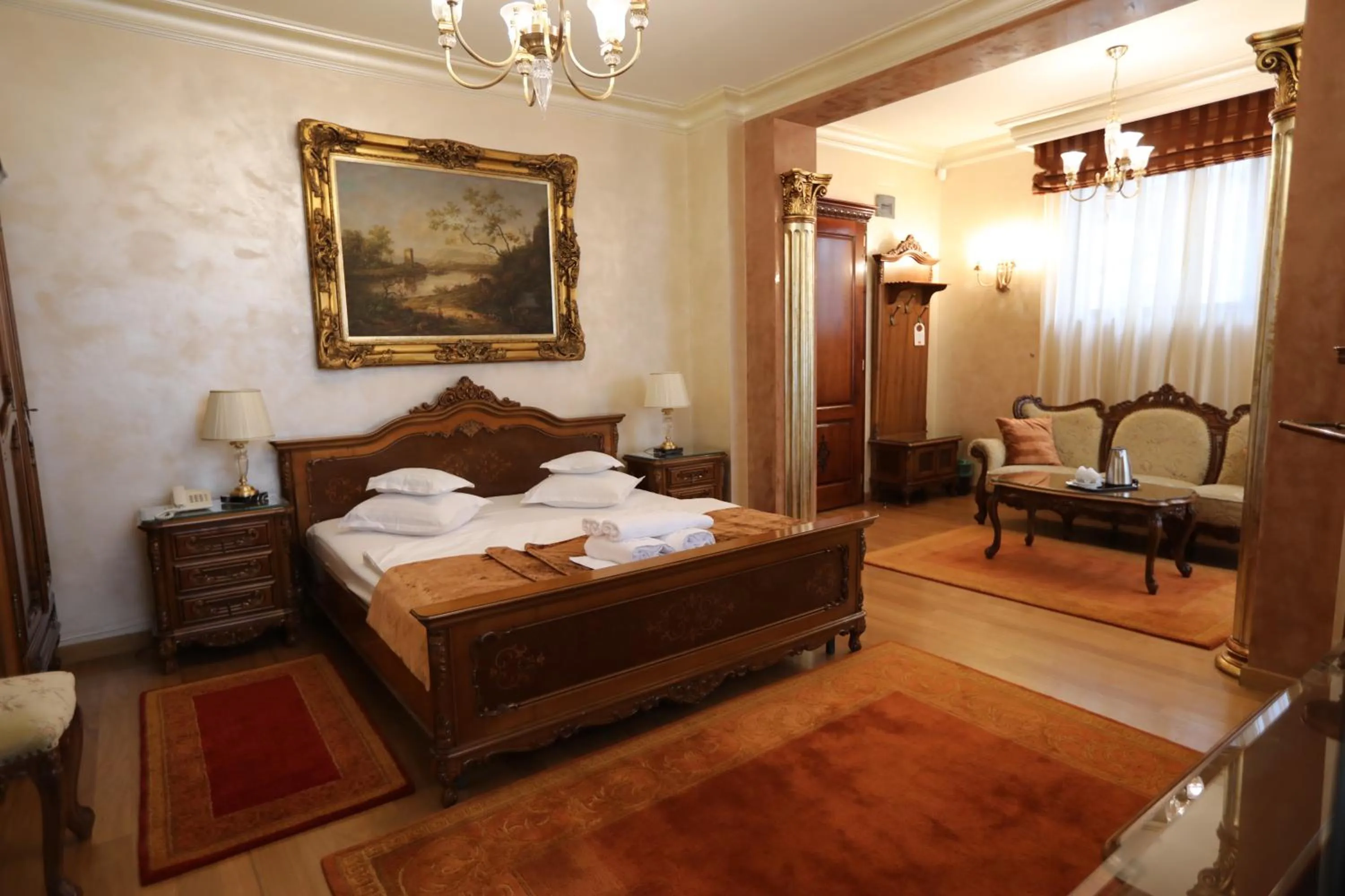 Bed in Villa Bijoux
