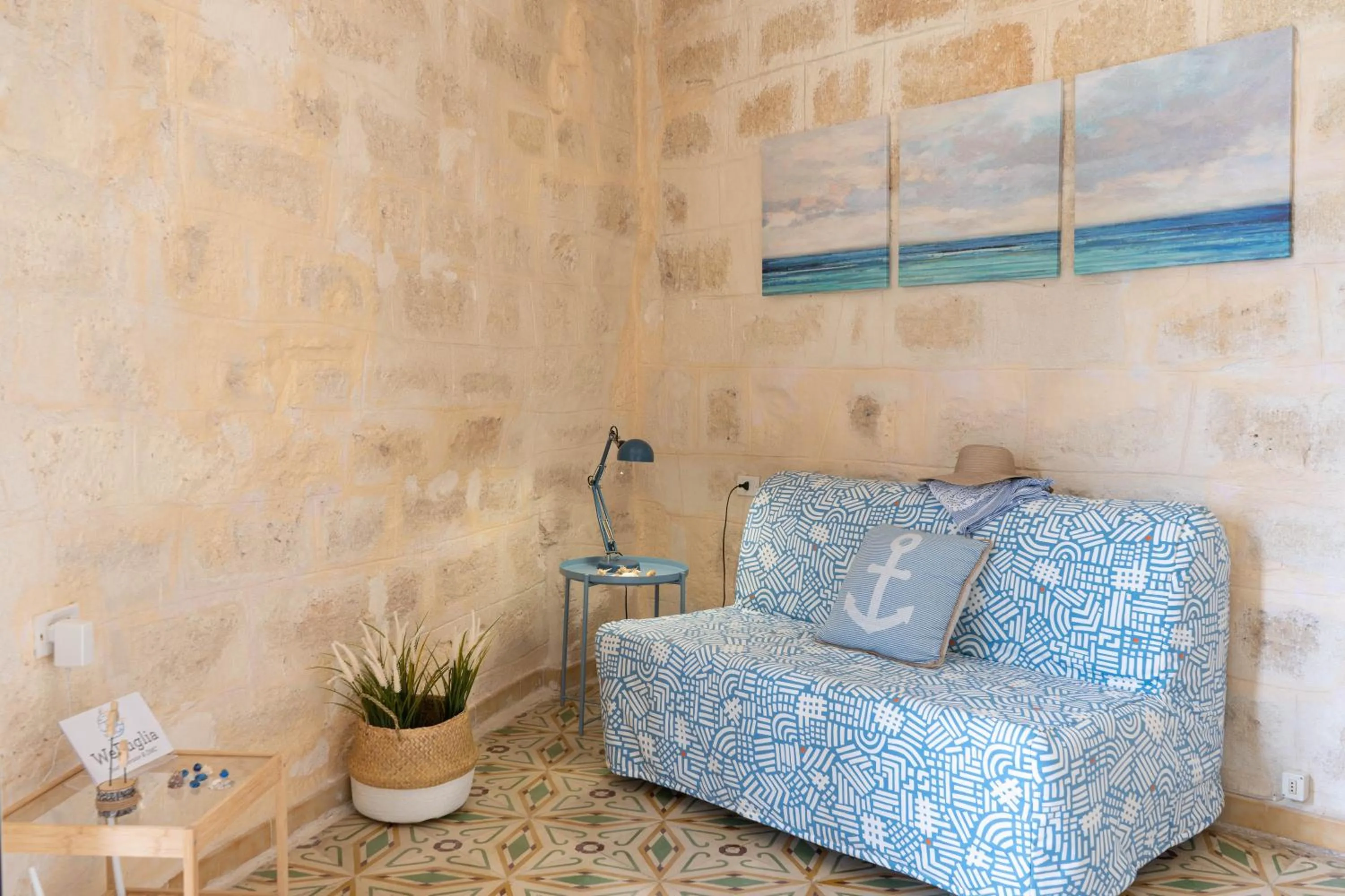 Living room in WePuglia - Sogno Blu
