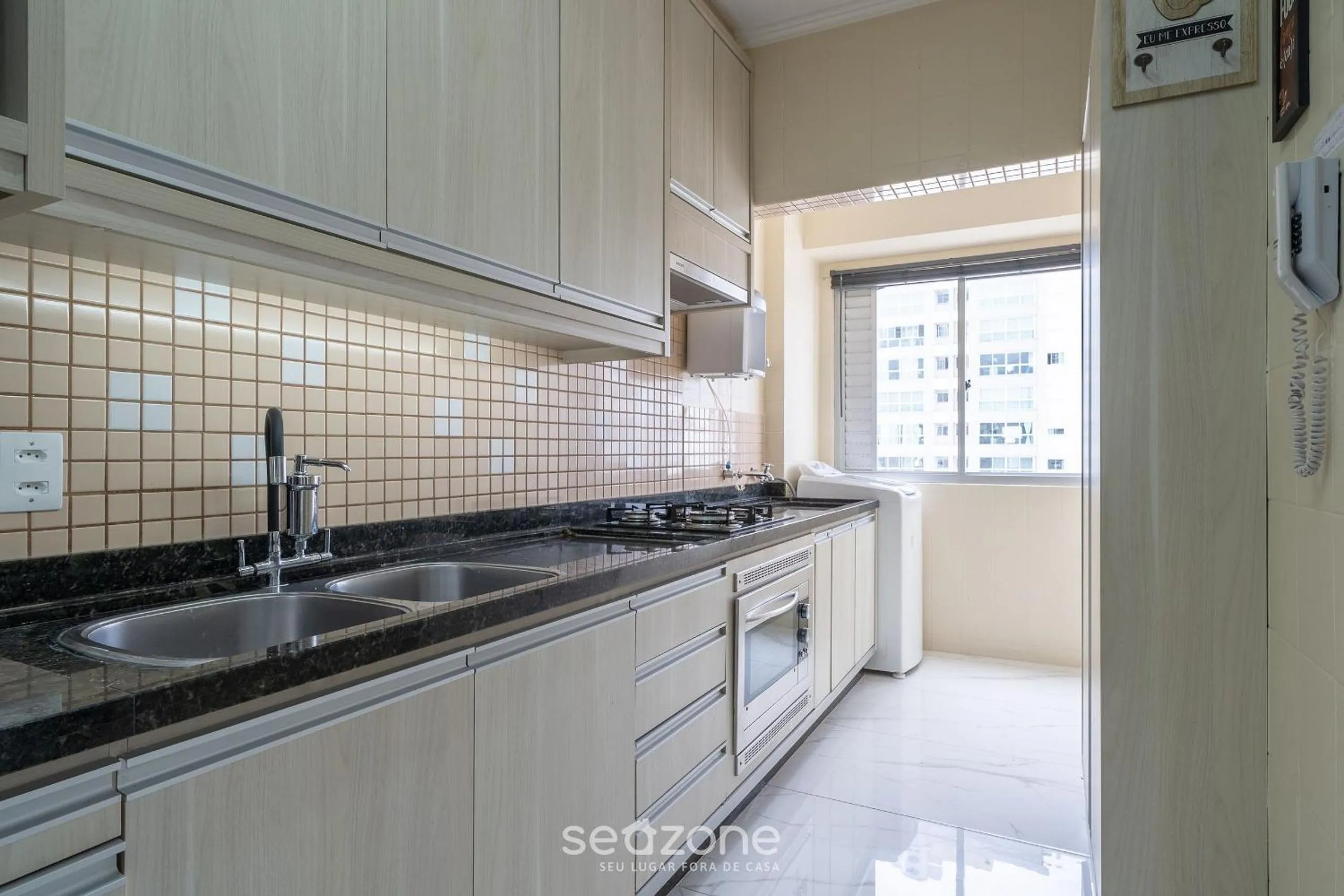 Kitchen or kitchenette in Apto Charmoso no Coração de BC EMF1003