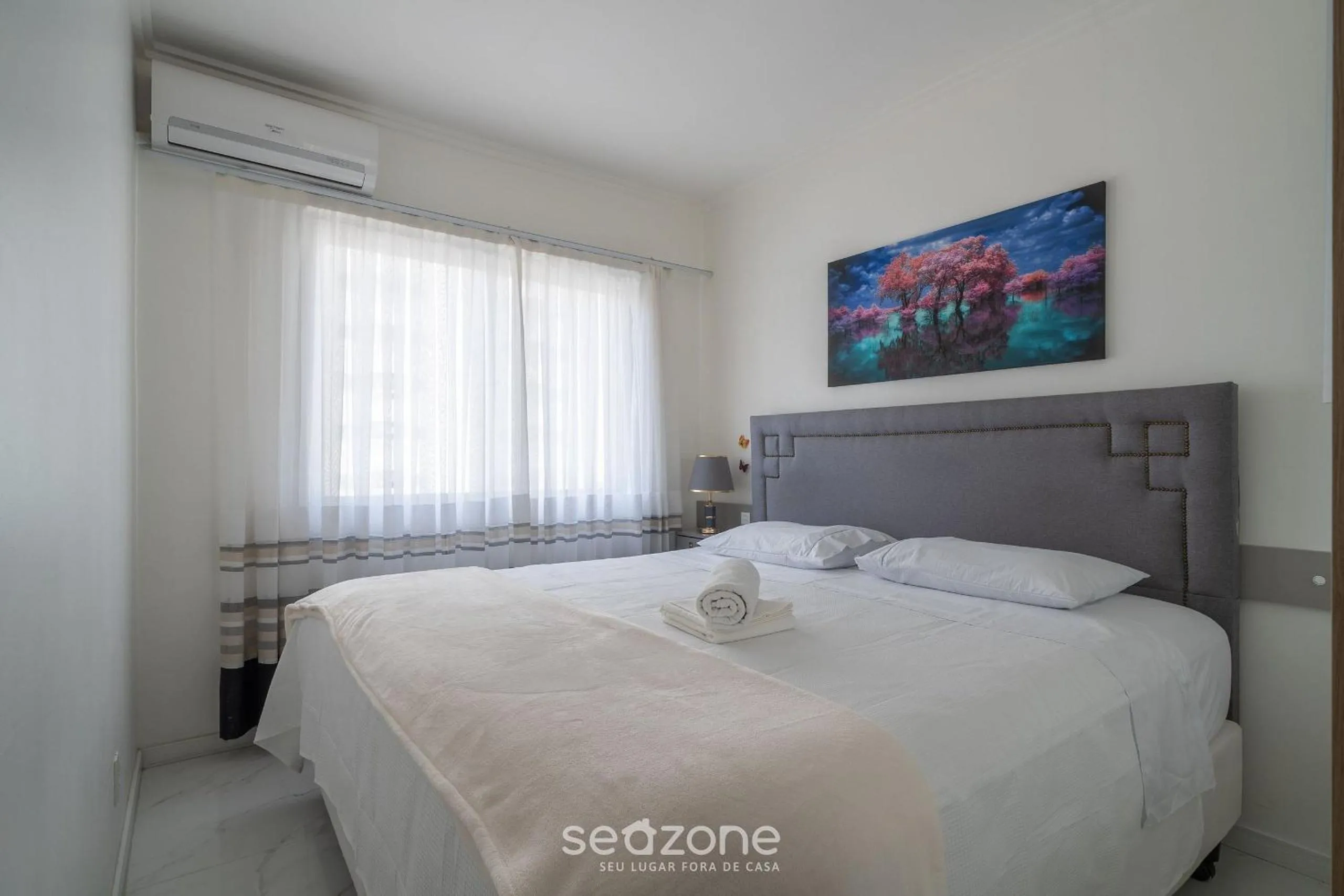 Photo of the whole room, Bed in Apto Charmoso no Coração de BC EMF1003