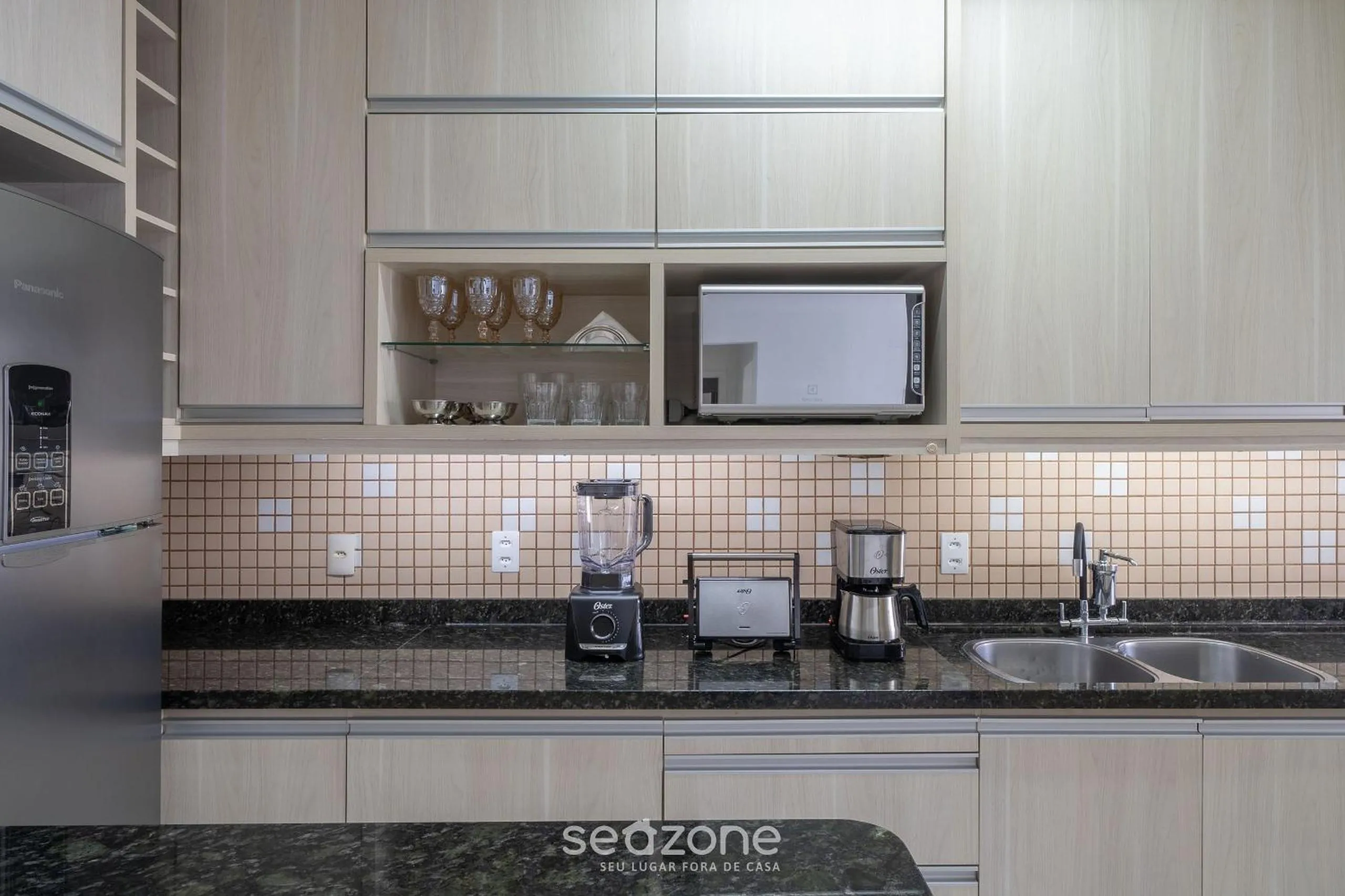 Kitchen or kitchenette in Apto Charmoso no Coração de BC EMF1003