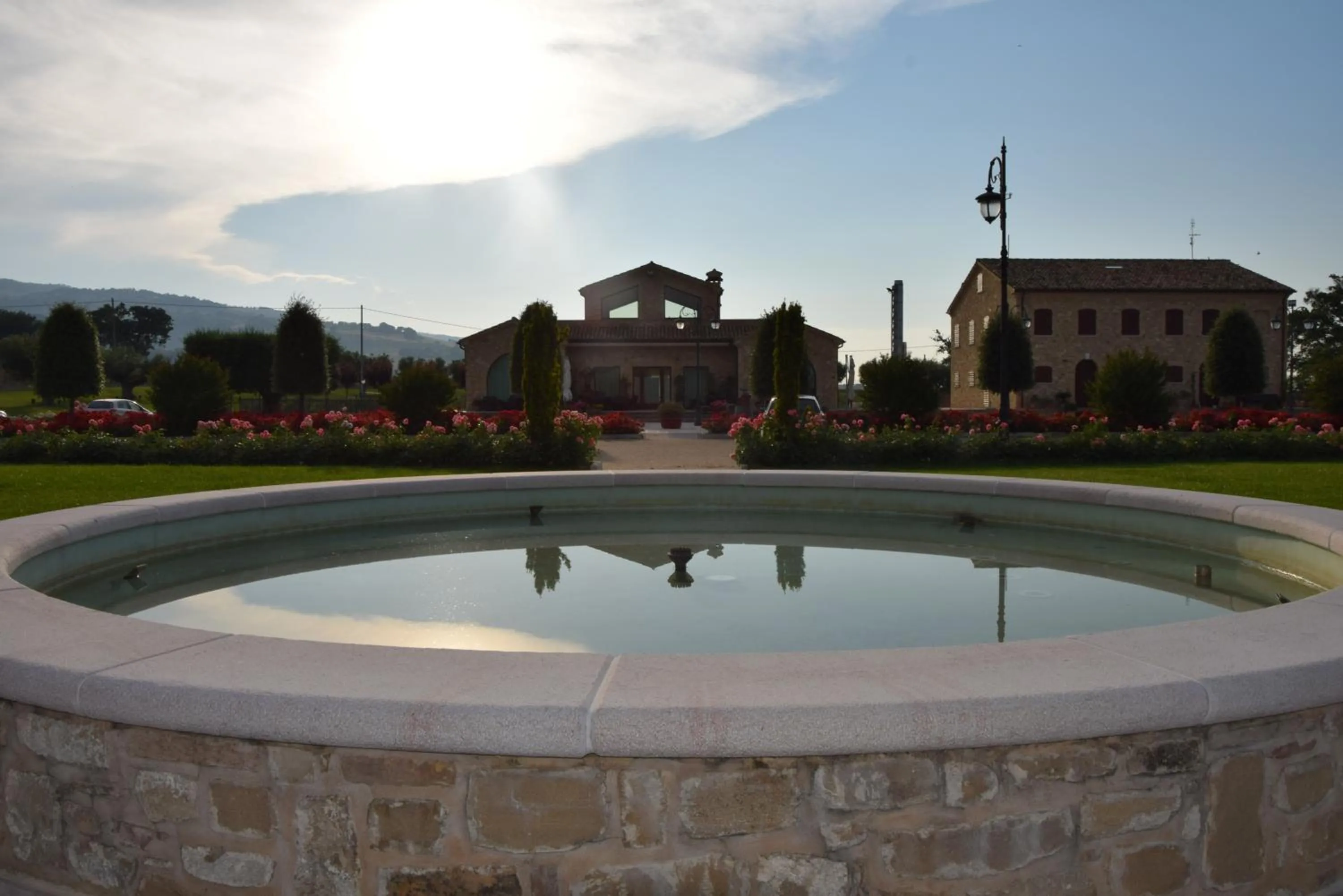 Garden view in Postiglione Country House