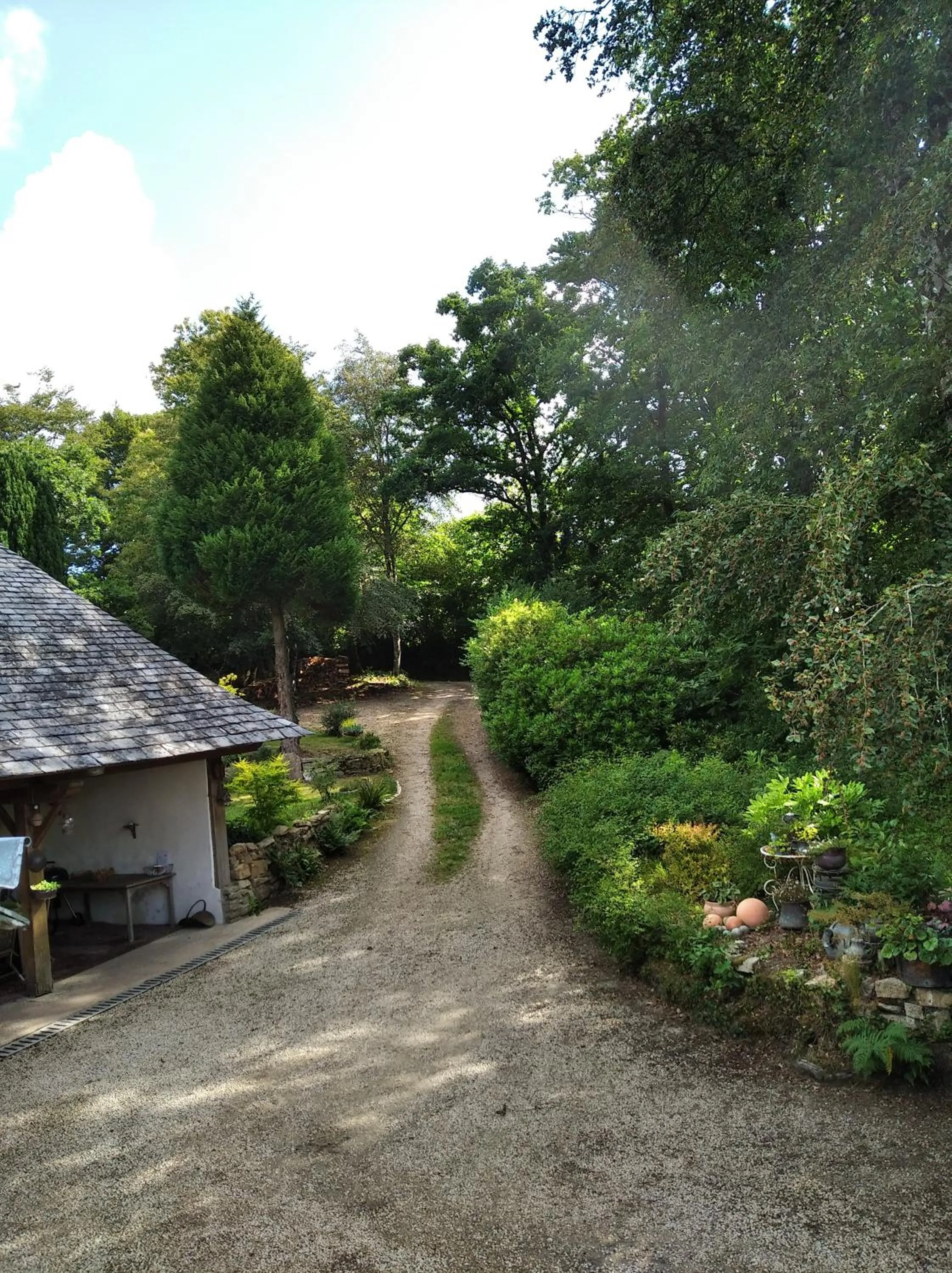 Garden in Maison dans un environnement boisé très calme
