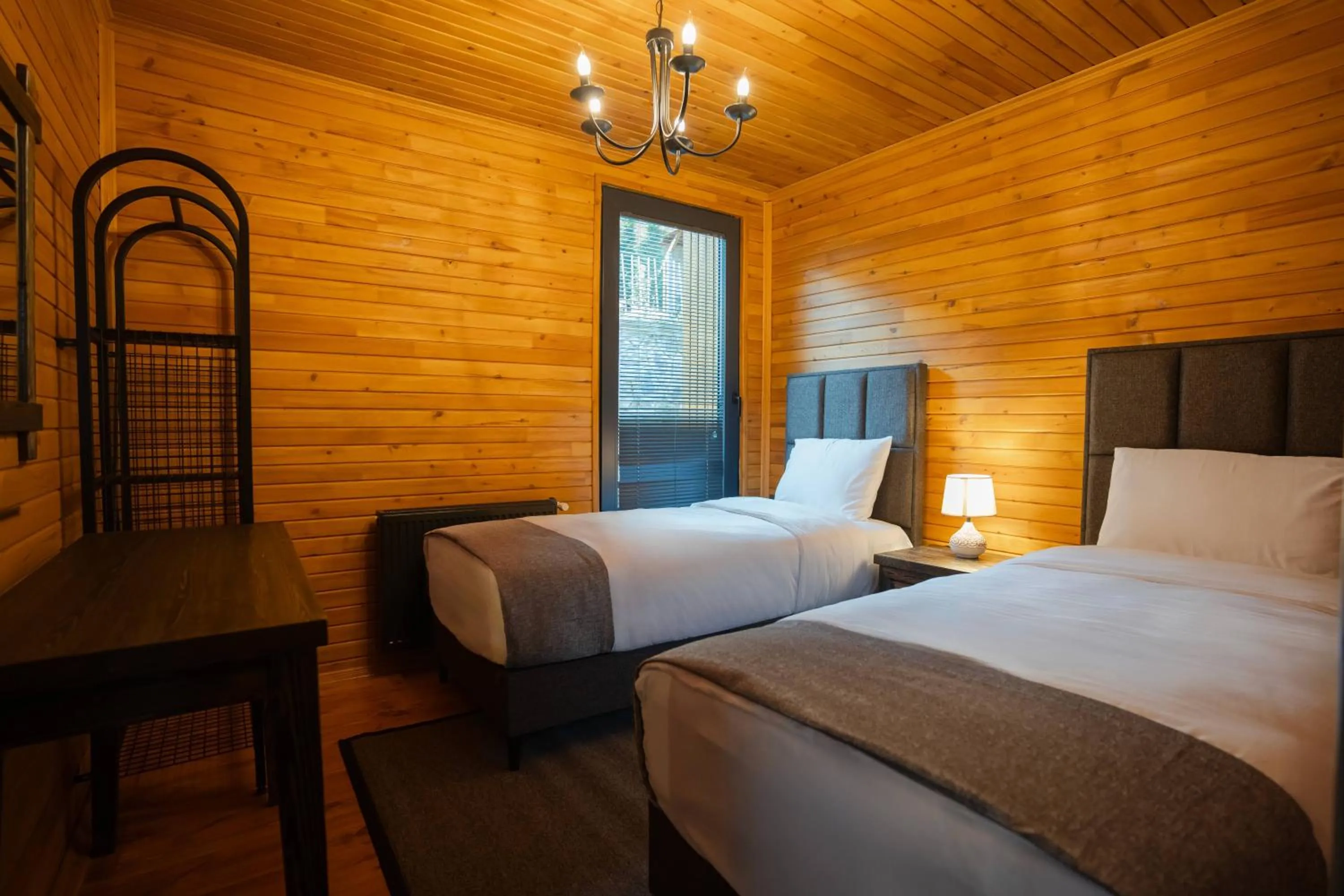 Bed in Mağmat Resort & Bungalows