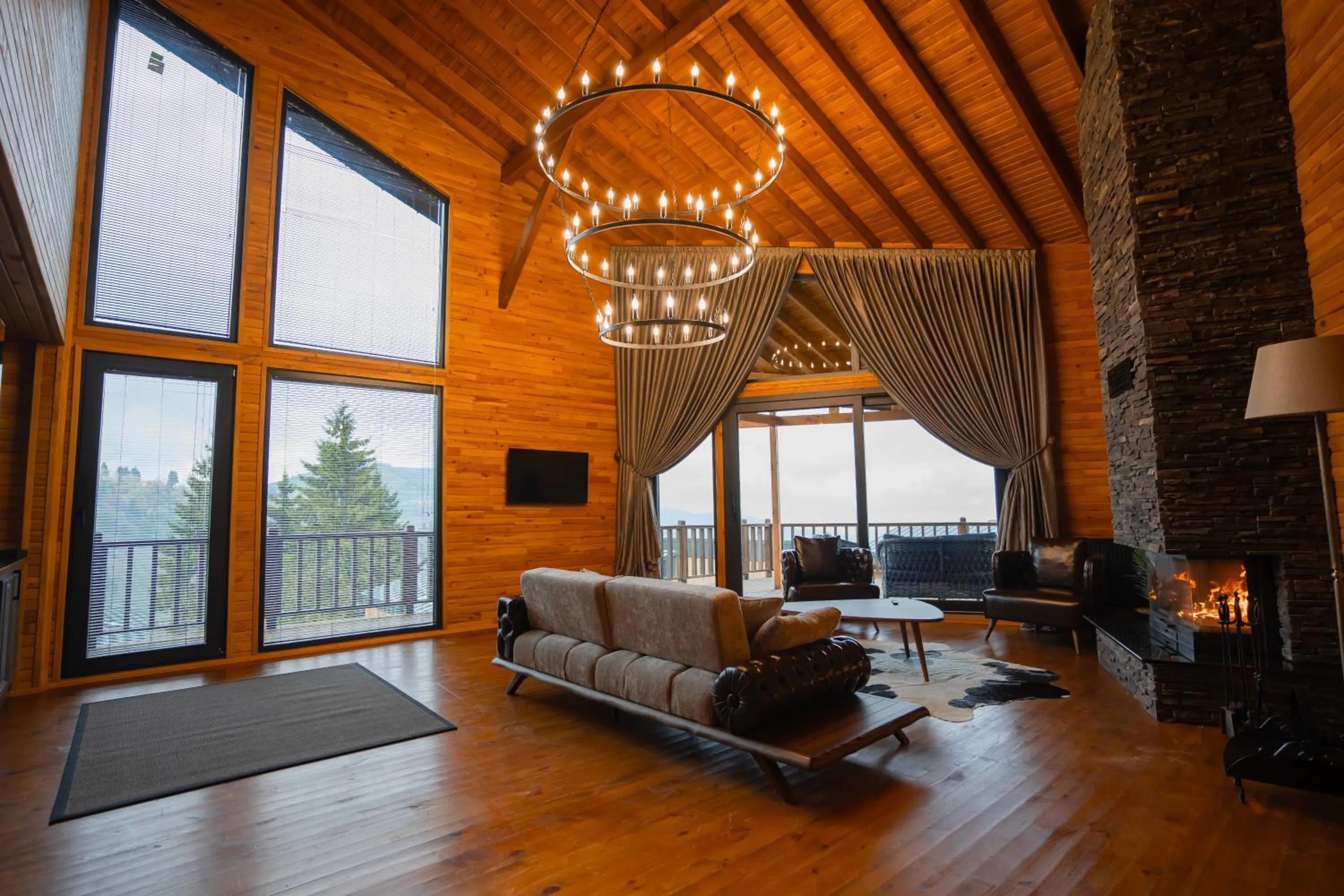 TV and multimedia in Mağmat Resort & Bungalows