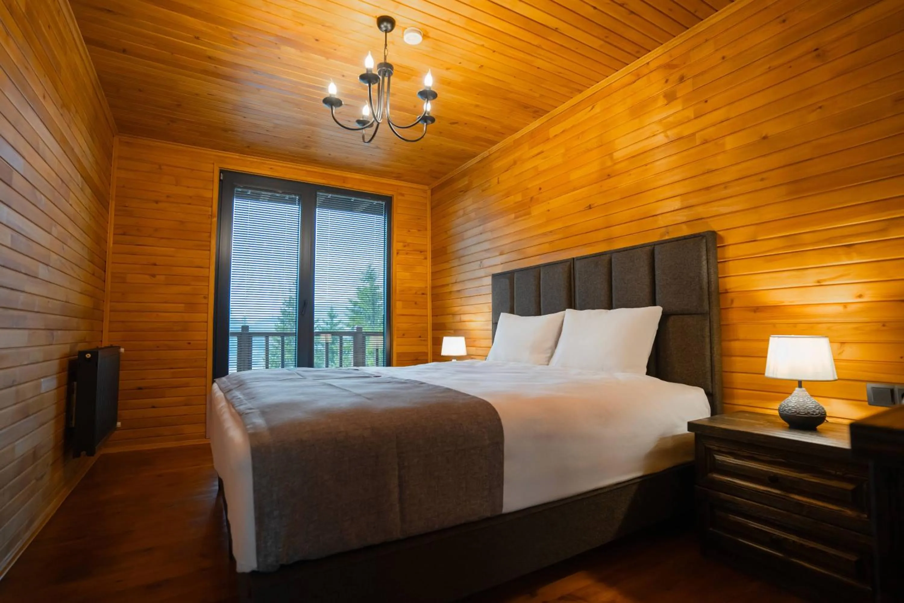 Bed in Mağmat Resort & Bungalows