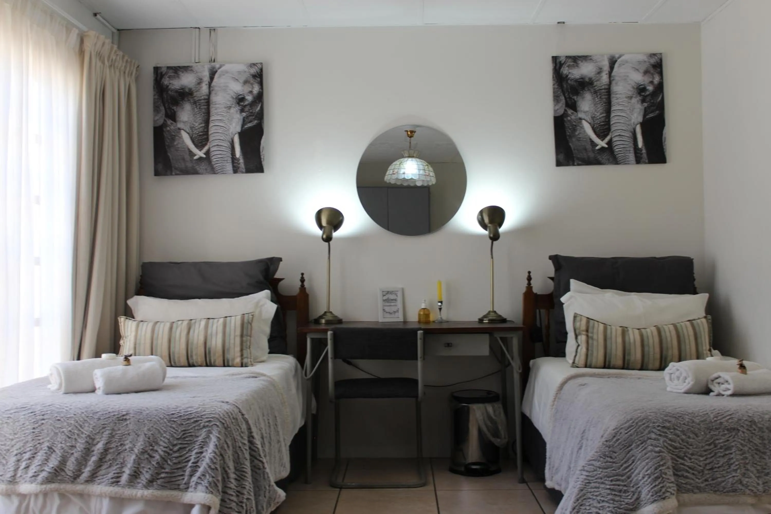 Bed in Florentia Guest House