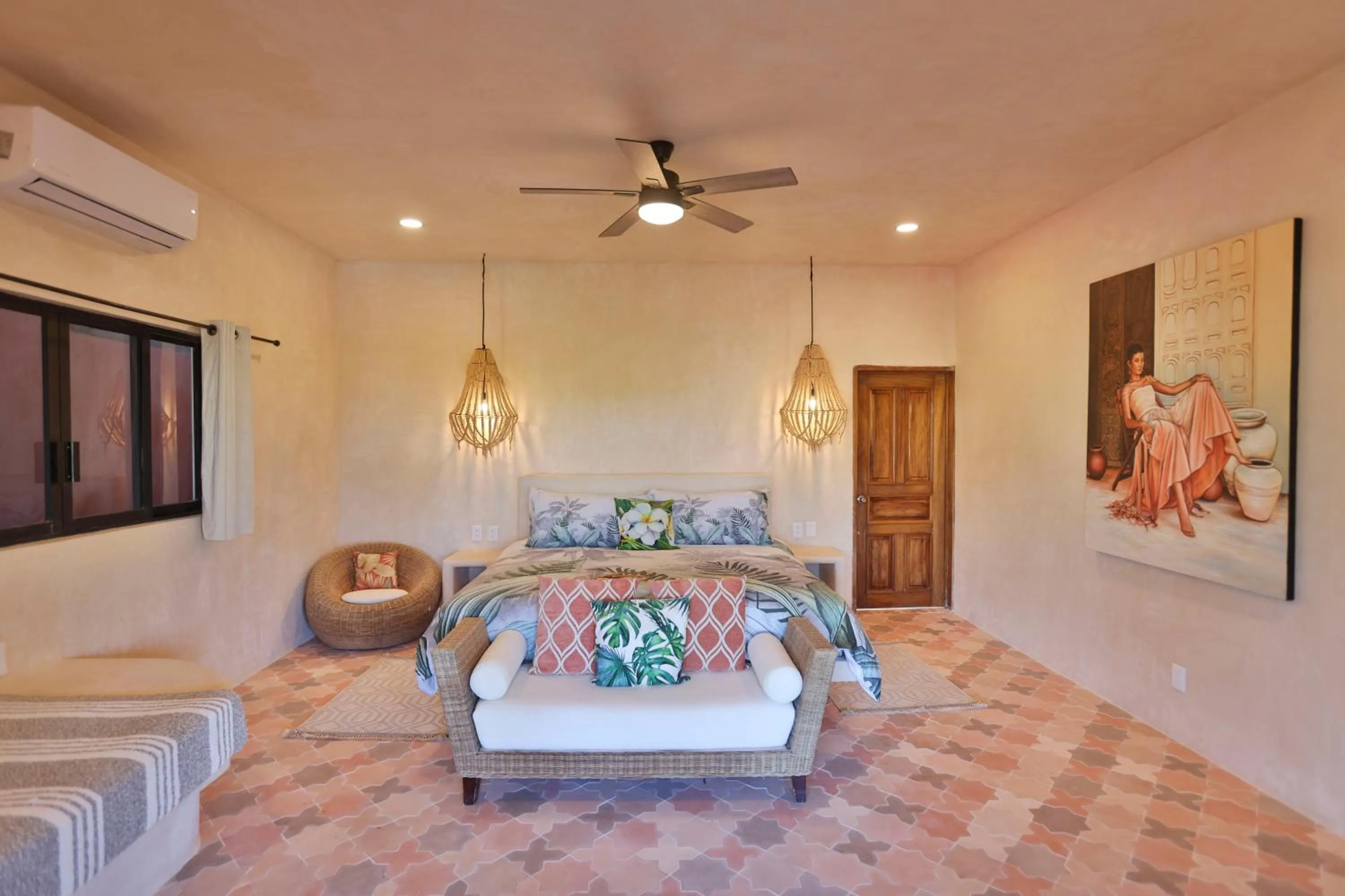 Bed in Nomada Wellness Hotel