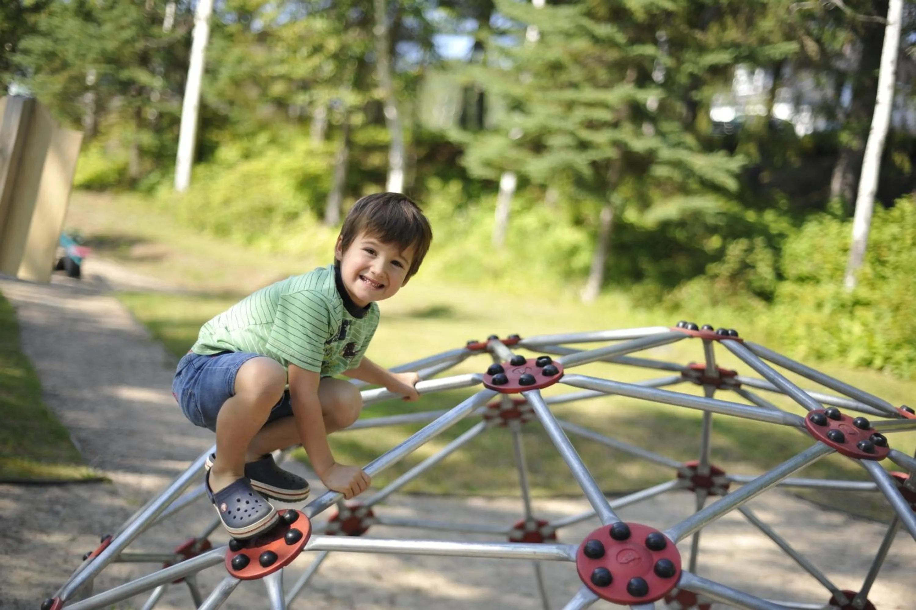 Children play ground in Ermitage Saint-Antoine