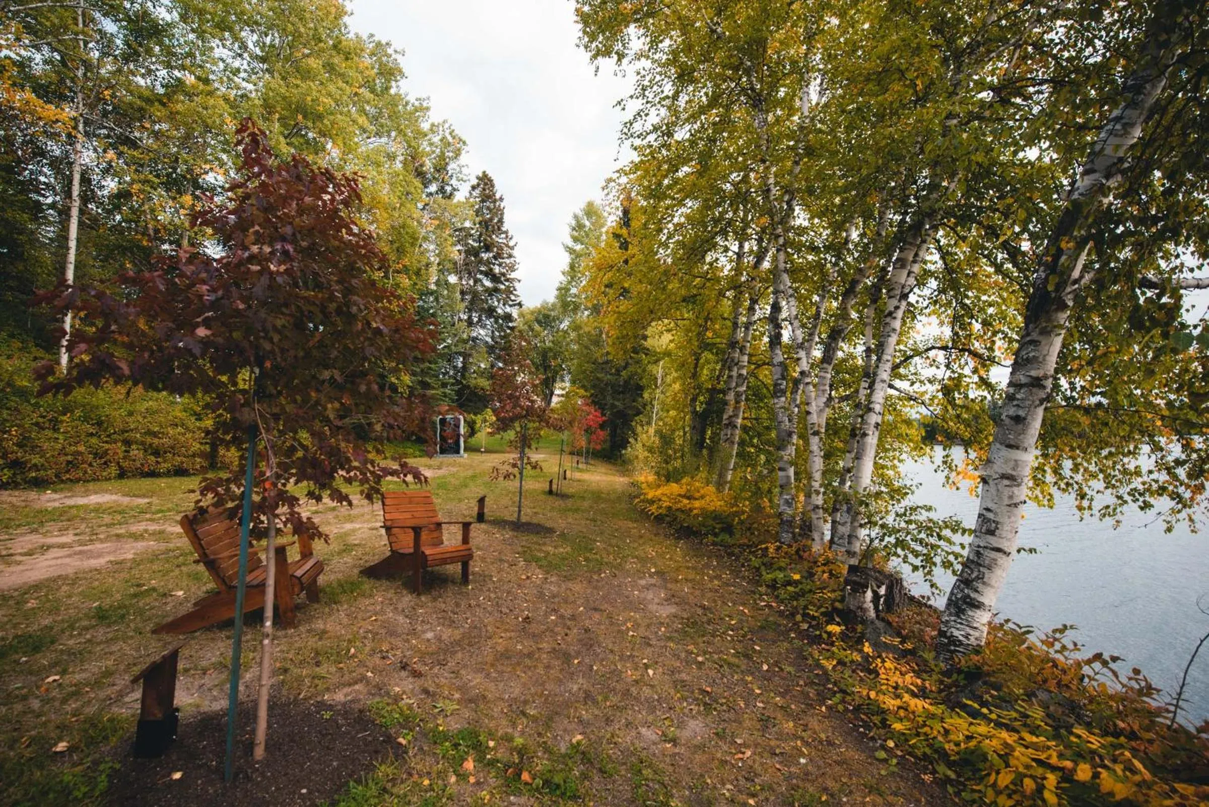 Lake view in Ermitage Saint-Antoine
