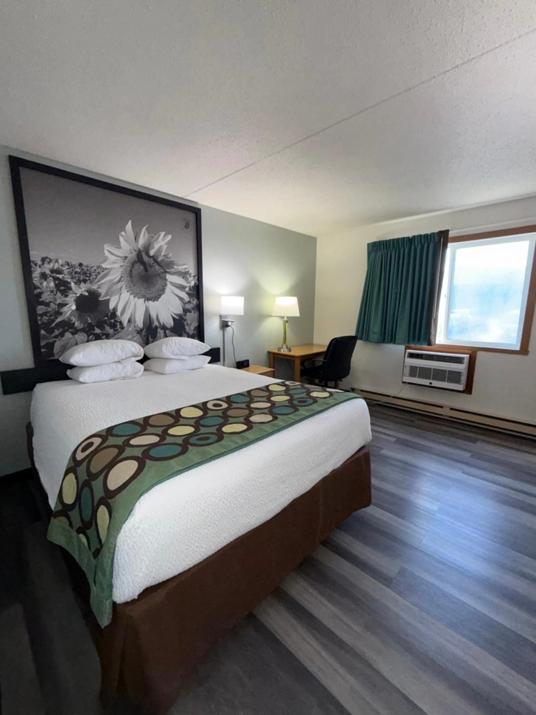 Bed in Super 8 by Wyndham West Fargo Main Ave ND